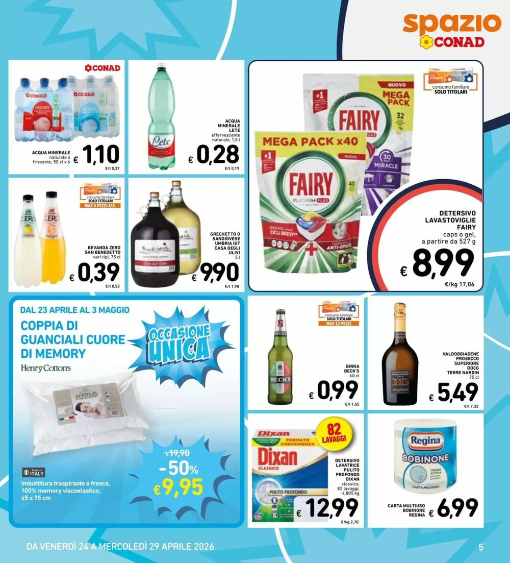 Volantino promozionale Spazio Conad  valide dal 24/04/2026 - Pagina 5.