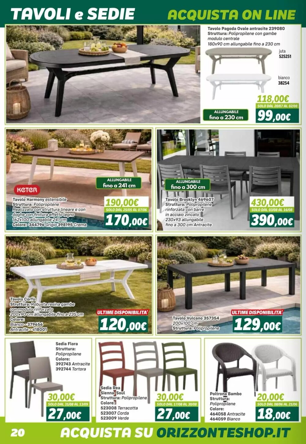 Volantino promozionale Orizzonte  valide dal 25/04/2026 - Pagina 20.