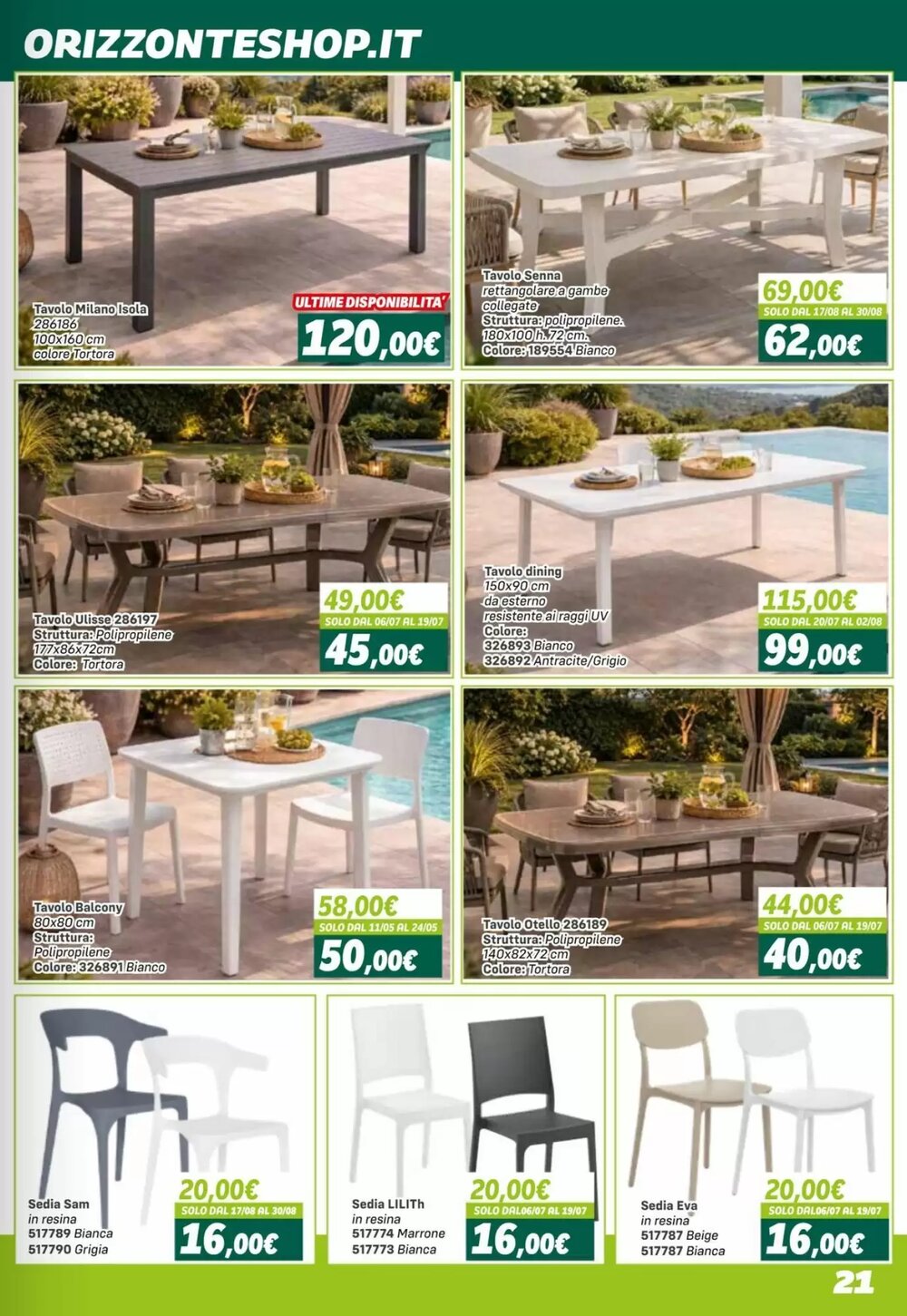 Volantino promozionale Orizzonte  valide dal 25/04/2026 - Pagina 21.