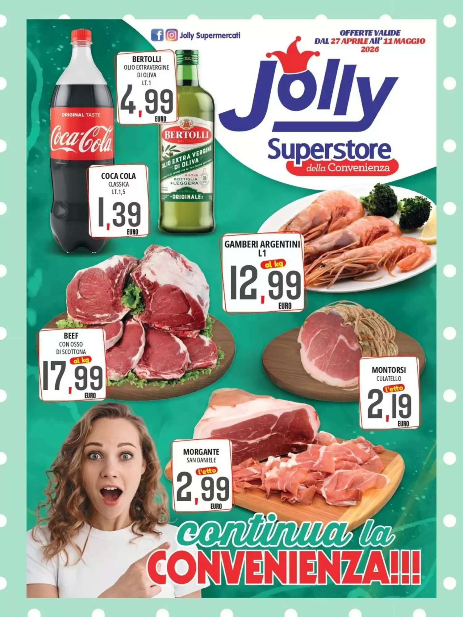 Volantino promozionale Jolly Market  valide dal 27/04/2026 - Pagina 4.