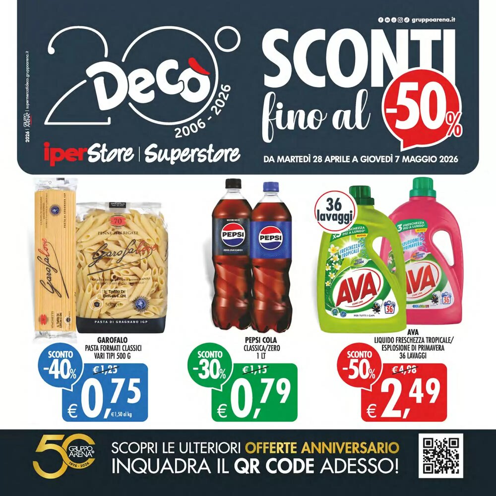 Volantino promozionale Deco Superstore  valide dal 28/04/2026 - Pagina 1.