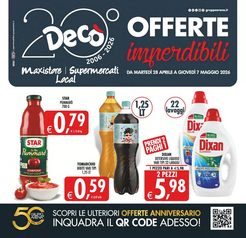 Volantino promozionale Deco Maxistore  valide dal 28/04/2026 - Pagina 1.