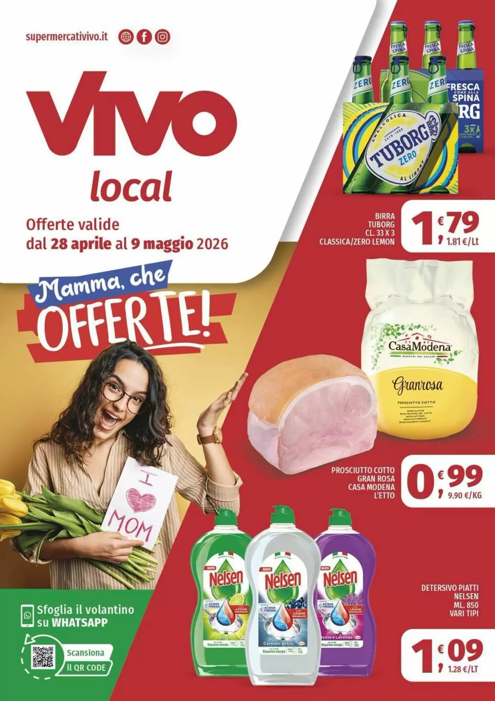 Volantino promozionale Vivo Supermercati  valide dal 28/04/2026 - Pagina 1.