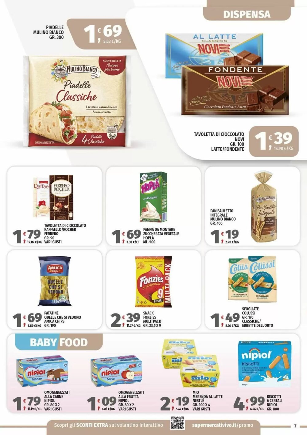 Volantino promozionale Vivo Supermercati  valide dal 28/04/2026 - Pagina 7.
