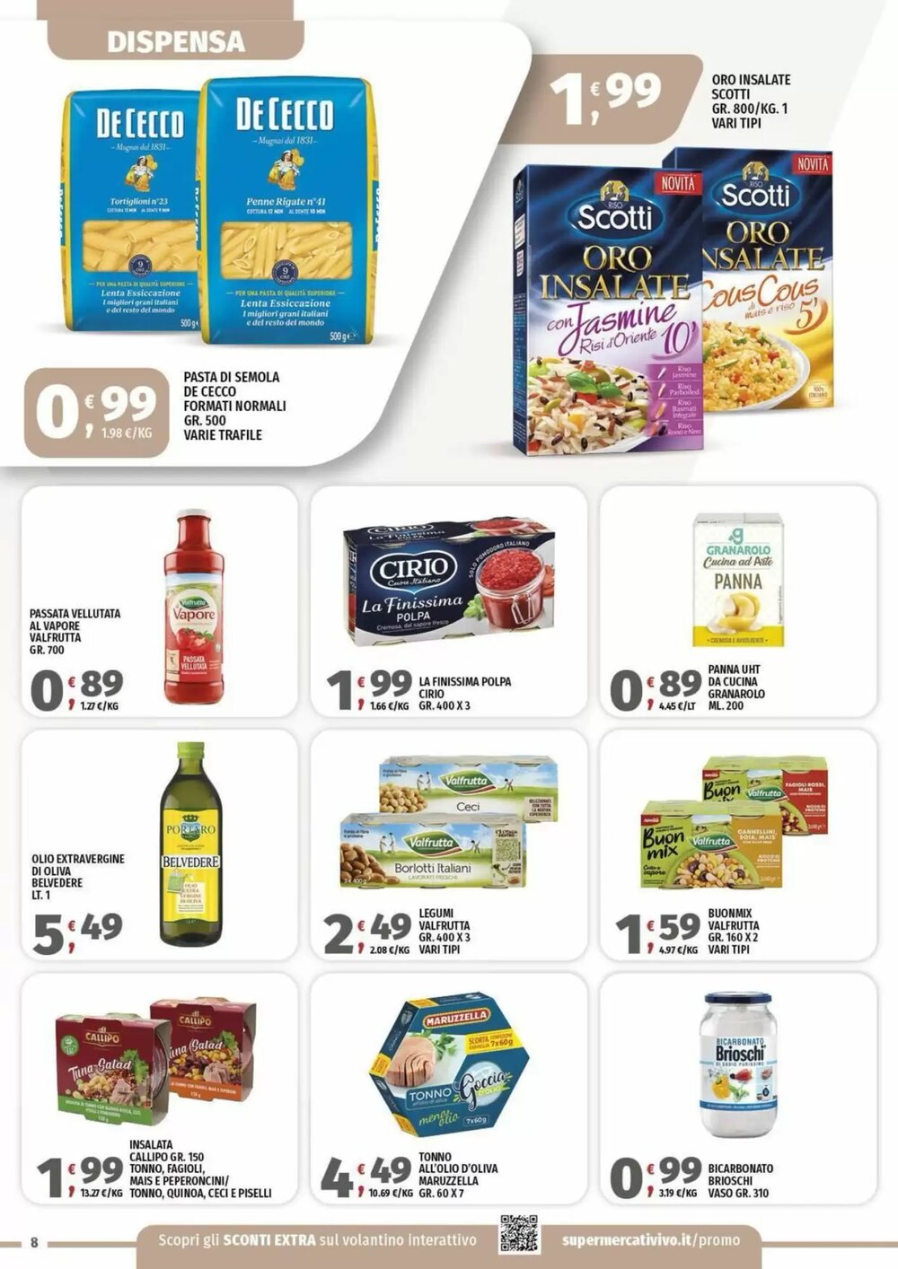 Volantino promozionale Vivo Supermercati  valide dal 28/04/2026 - Pagina 8.
