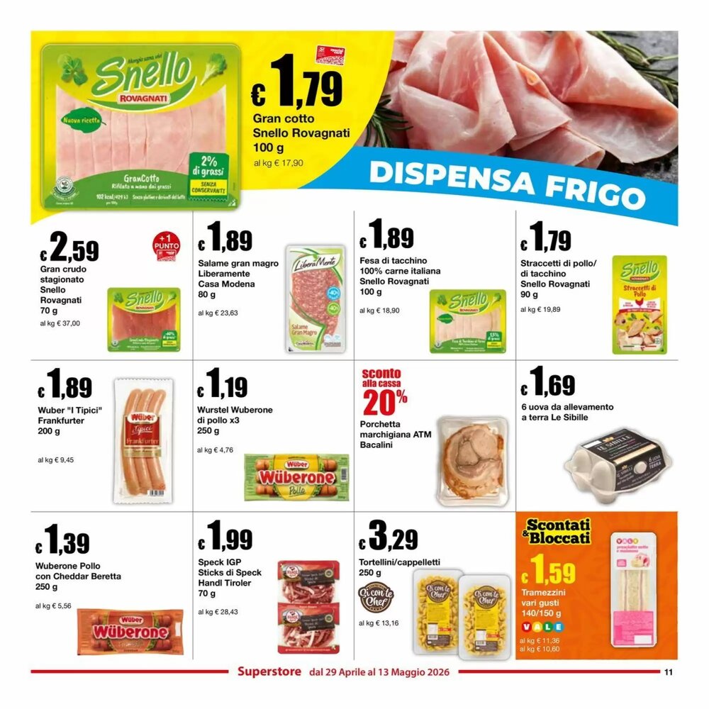 Volantino promozionale Sì con te  valide dal 29/04/2026 - Pagina 11.
