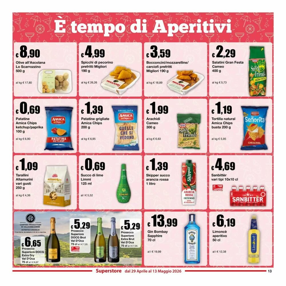 Volantino promozionale Sì con te  valide dal 29/04/2026 - Pagina 13.