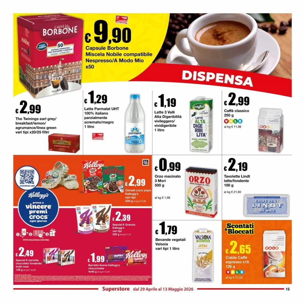 Volantino promozionale Sì con te  valide dal 29/04/2026 - Pagina 15.