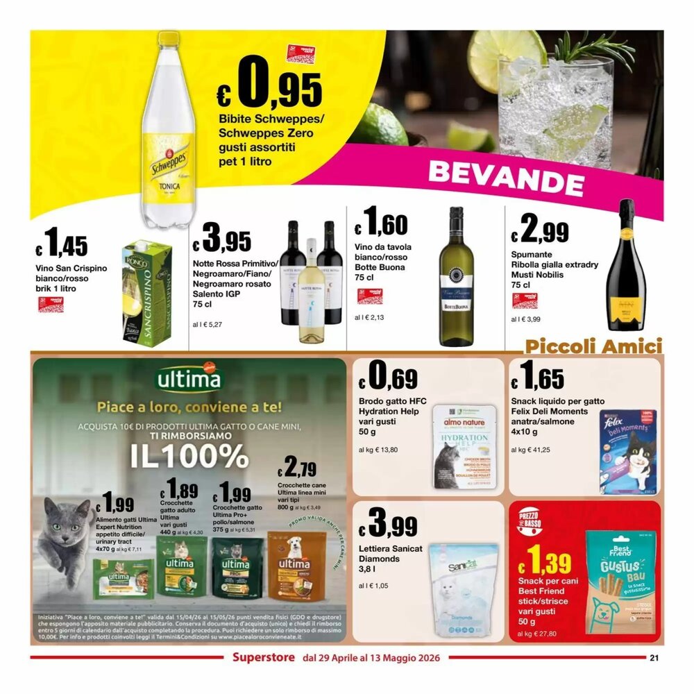 Volantino promozionale Sì con te  valide dal 29/04/2026 - Pagina 21.