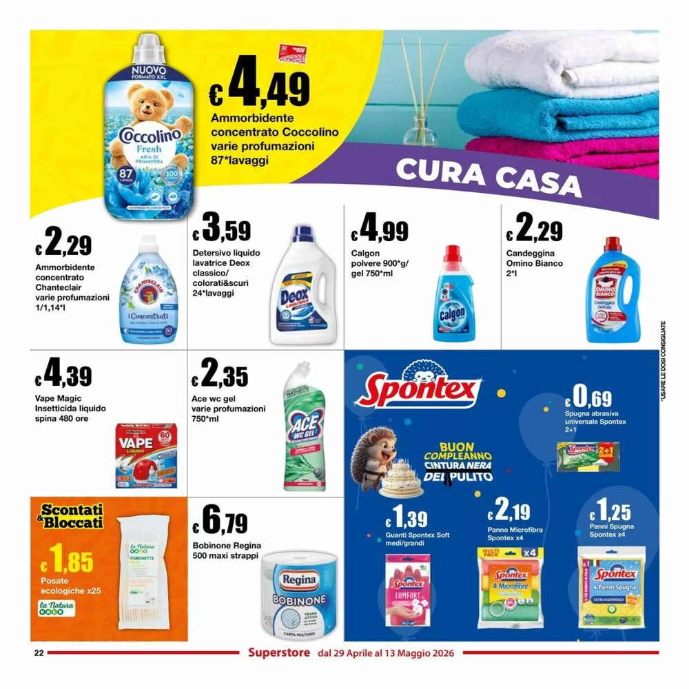 Volantino promozionale Sì con te  valide dal 29/04/2026 - Pagina 22.