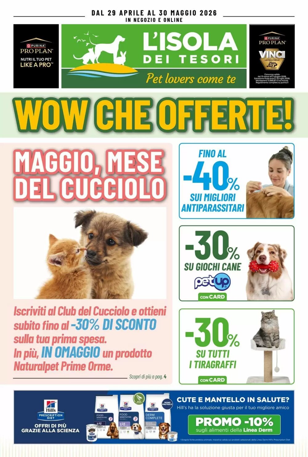 Volantino promozionale L´Isola dei Tesori  valide dal 29/04/2026 - Pagina 1.