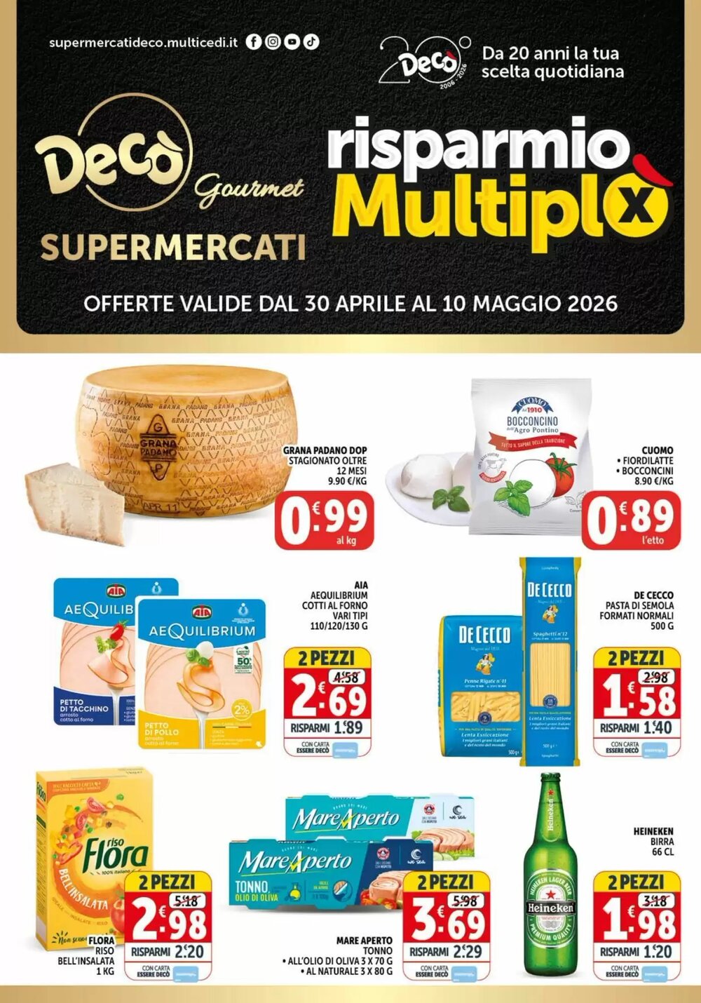 Volantino promozionale Deco Market  valide dal 30/04/2026 - Pagina 1.