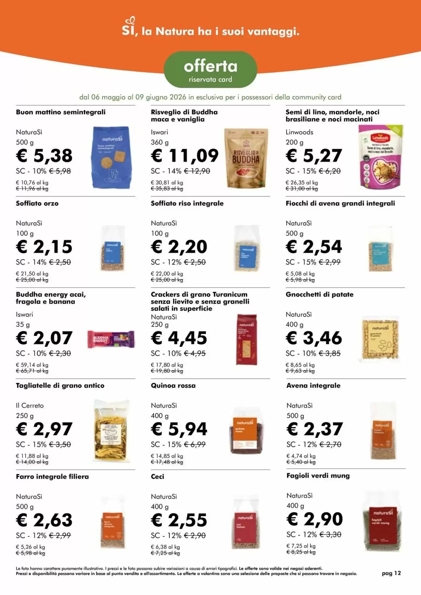 Volantino promozionale NaturaSì  valide dal 01/05/2026 - Pagina 12.