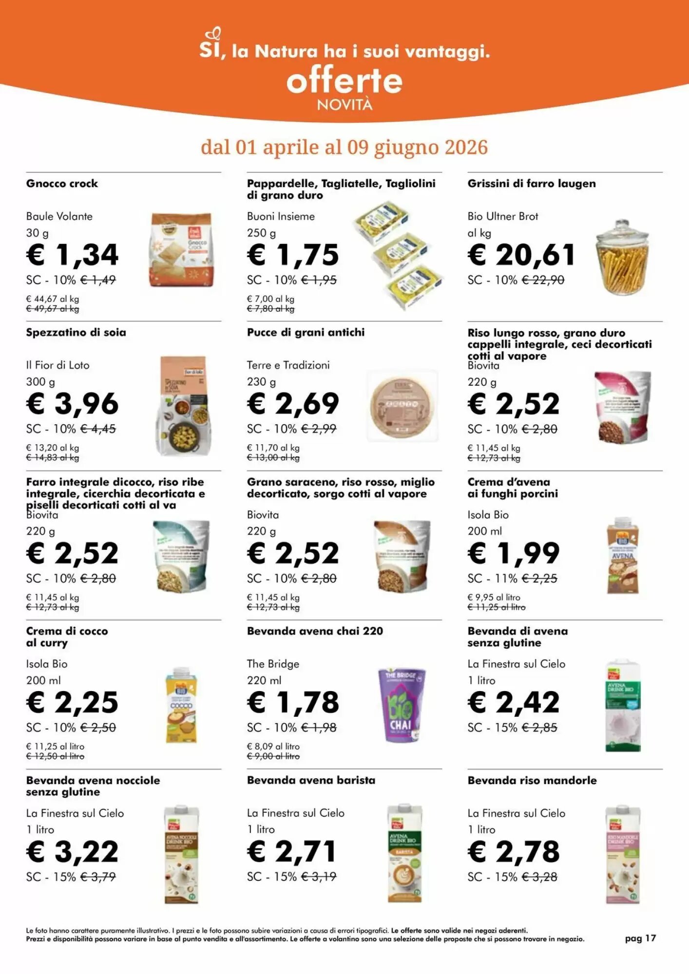 Volantino promozionale NaturaSì  valide dal 01/05/2026 - Pagina 17.
