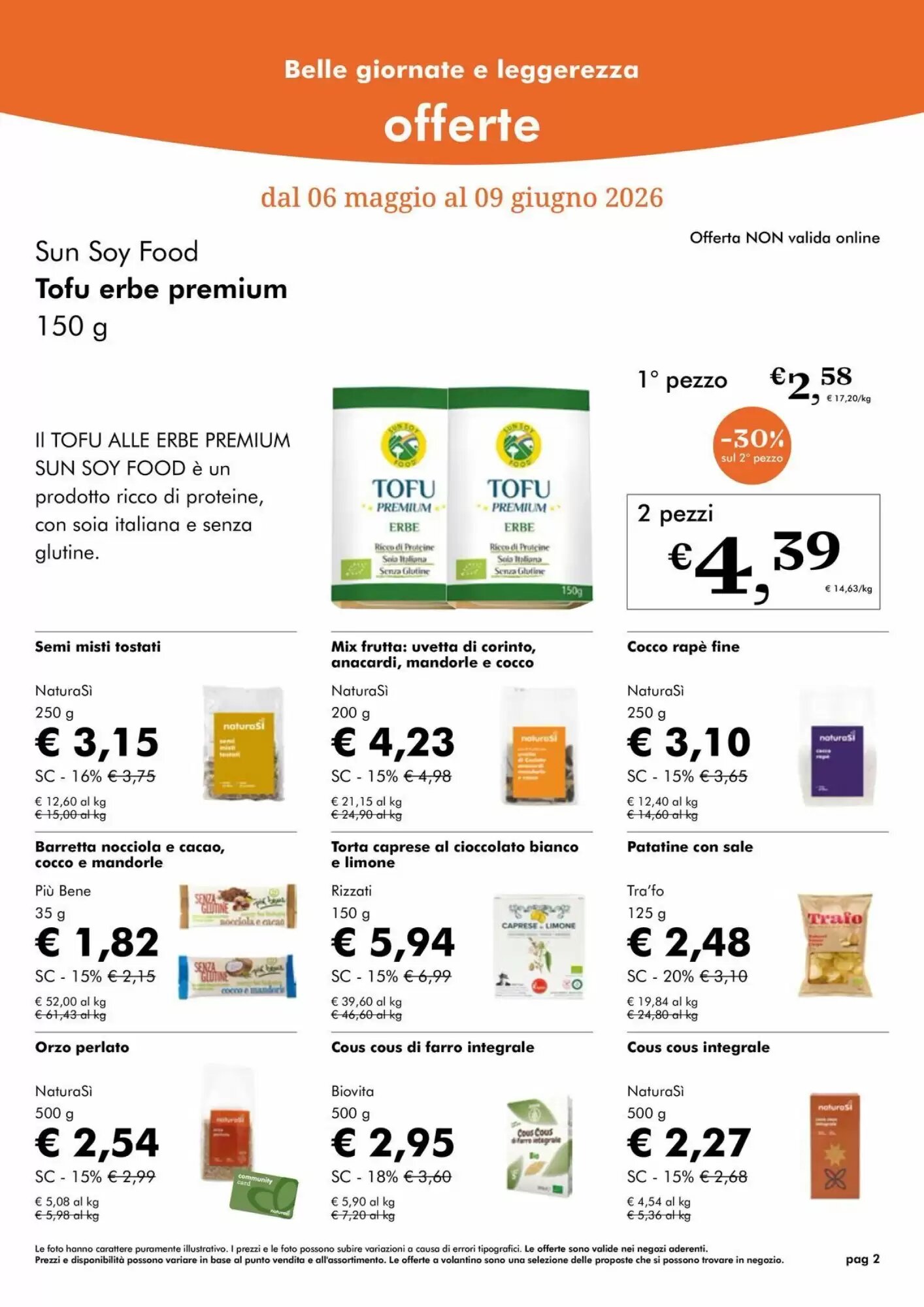 Volantino promozionale NaturaSì  valide dal 01/05/2026 - Pagina 2.