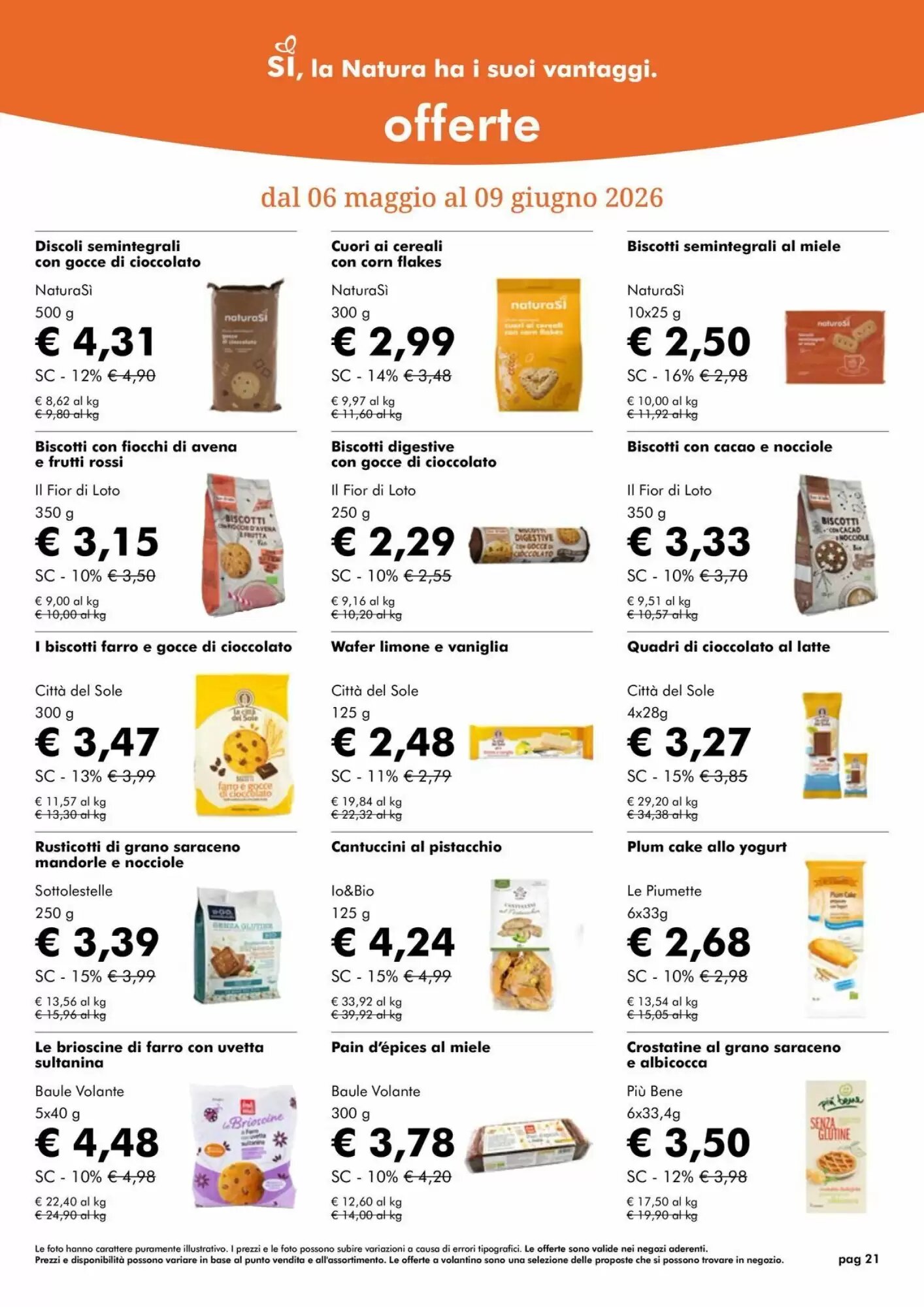 Volantino promozionale NaturaSì  valide dal 01/05/2026 - Pagina 21.