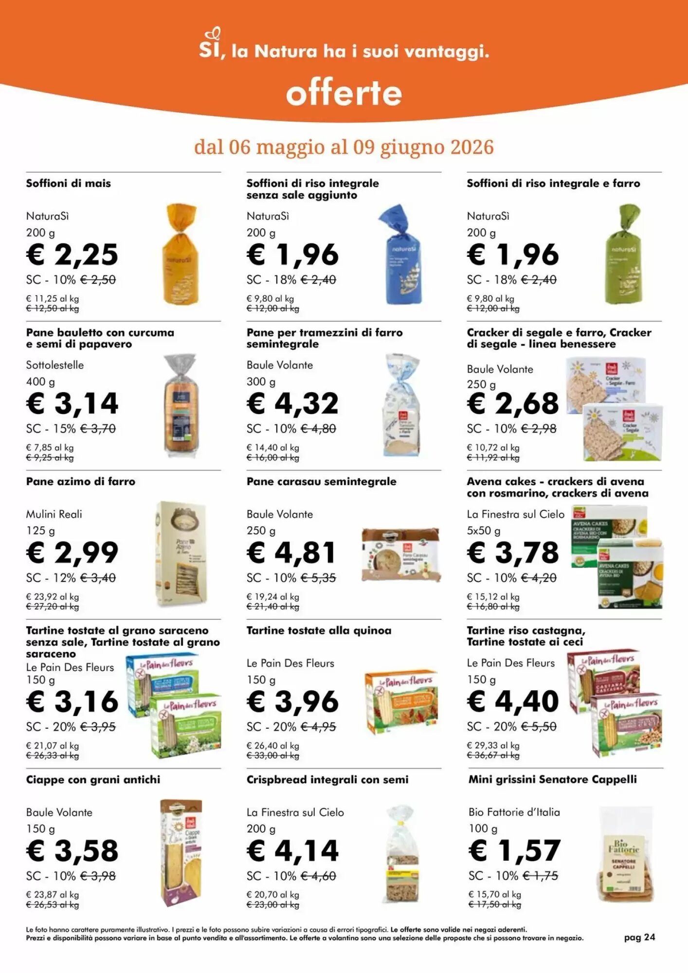 Volantino promozionale NaturaSì  valide dal 01/05/2026 - Pagina 24.