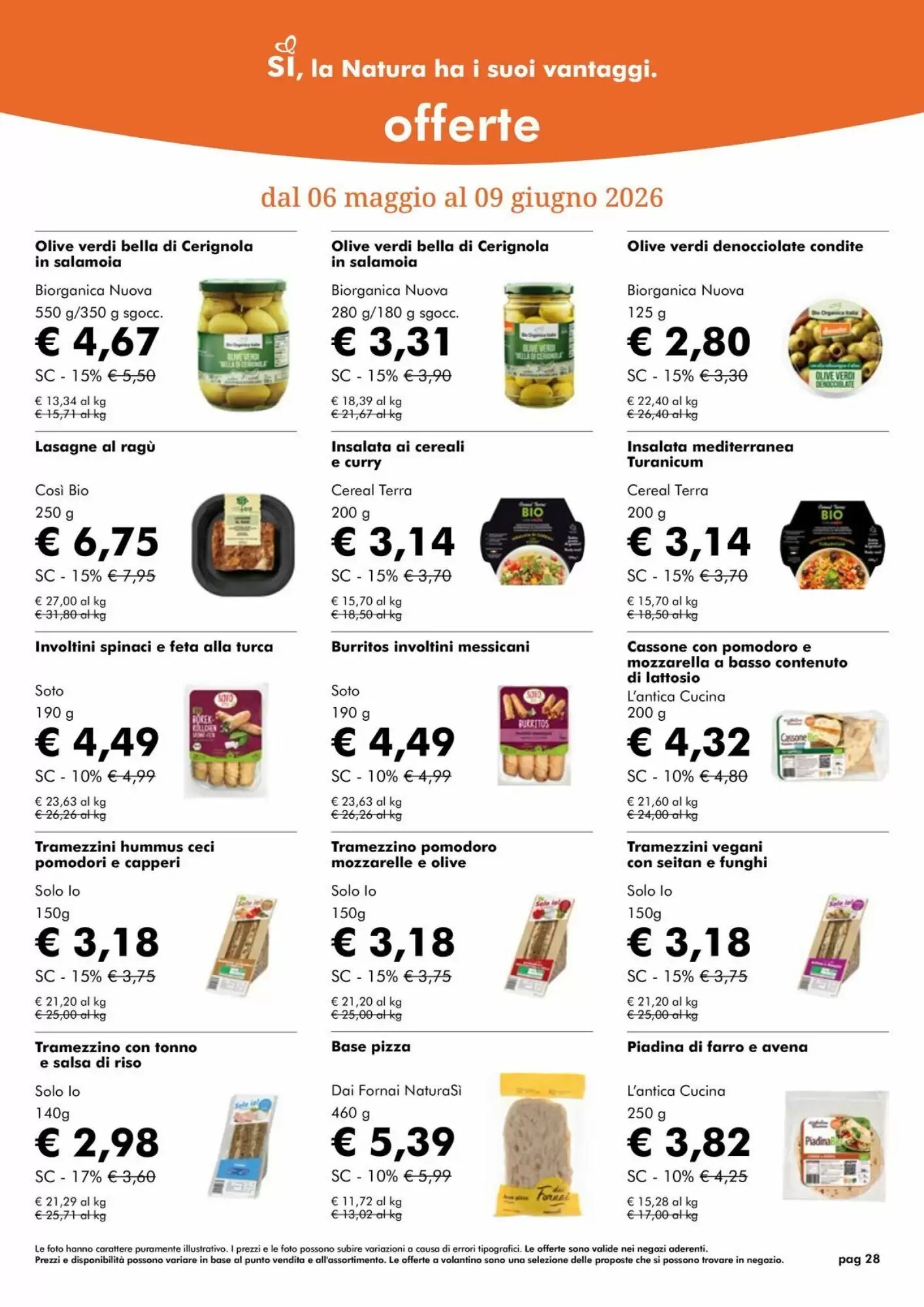 Volantino promozionale NaturaSì  valide dal 01/05/2026 - Pagina 28.