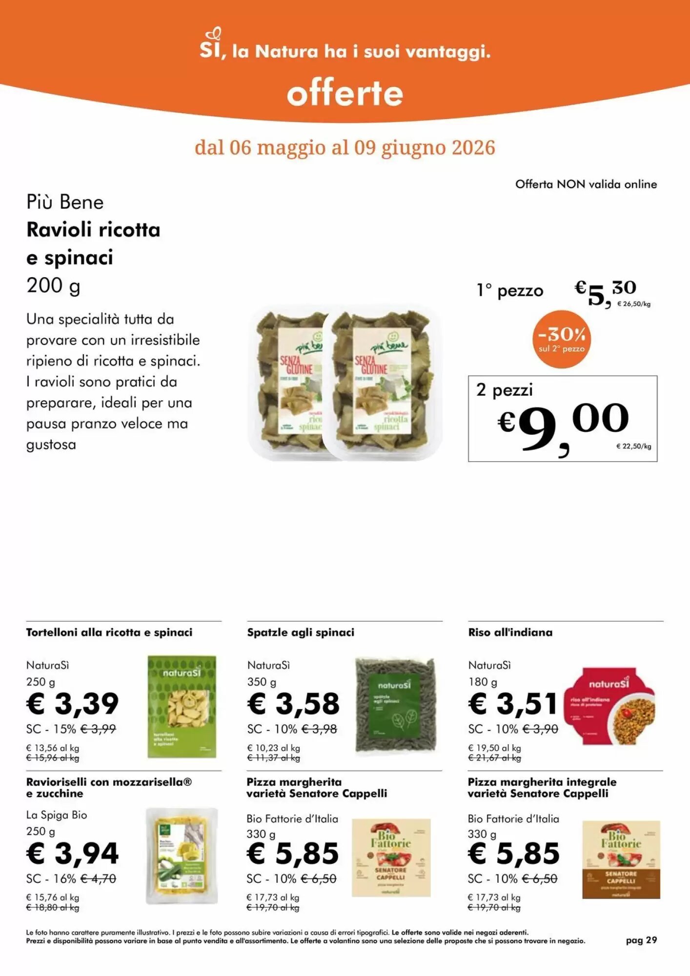 Volantino promozionale NaturaSì  valide dal 01/05/2026 - Pagina 29.