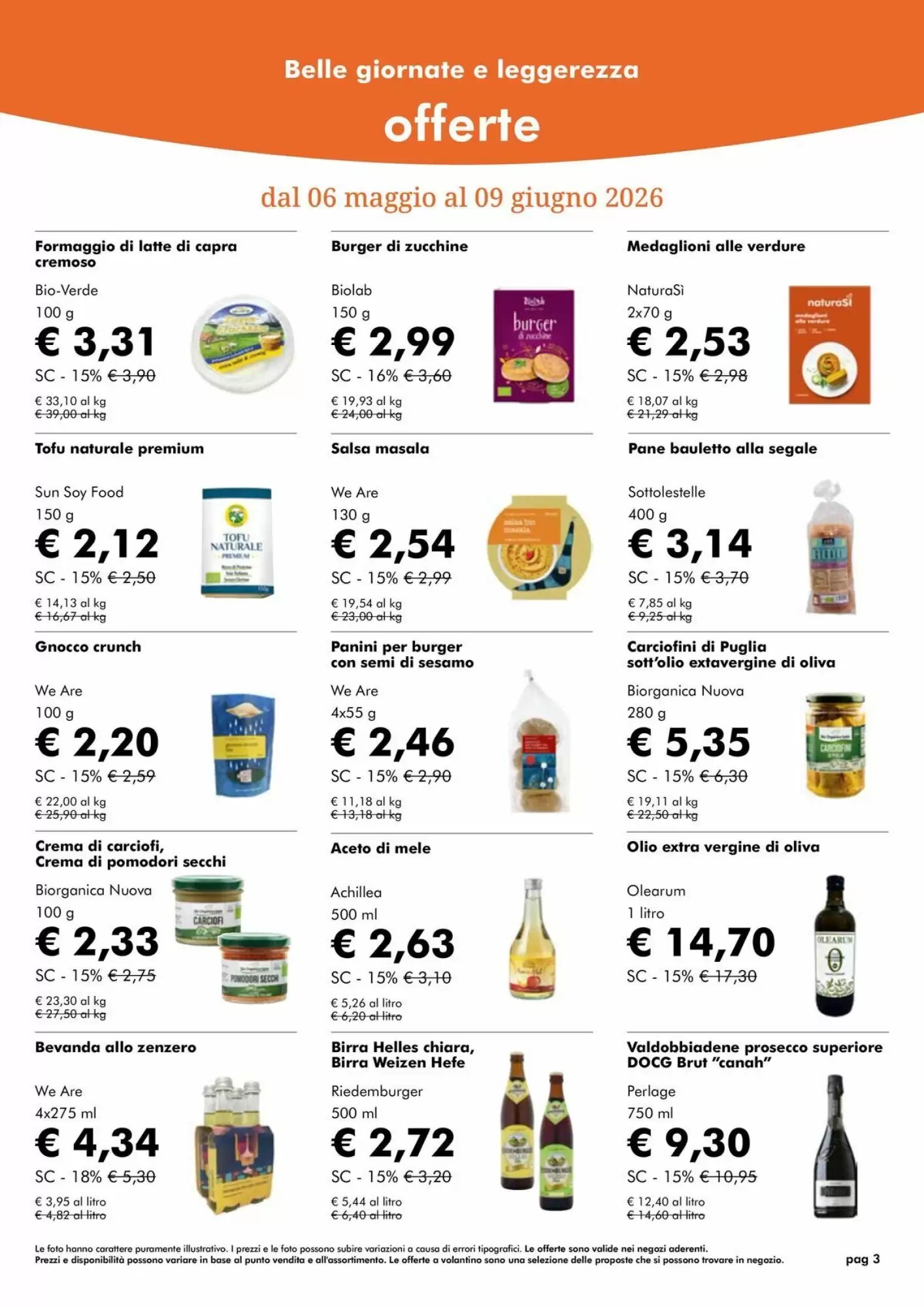 Volantino promozionale NaturaSì  valide dal 01/05/2026 - Pagina 3.