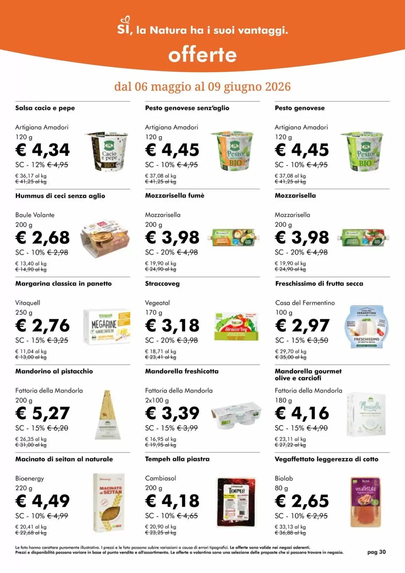 Volantino promozionale NaturaSì  valide dal 01/05/2026 - Pagina 30.