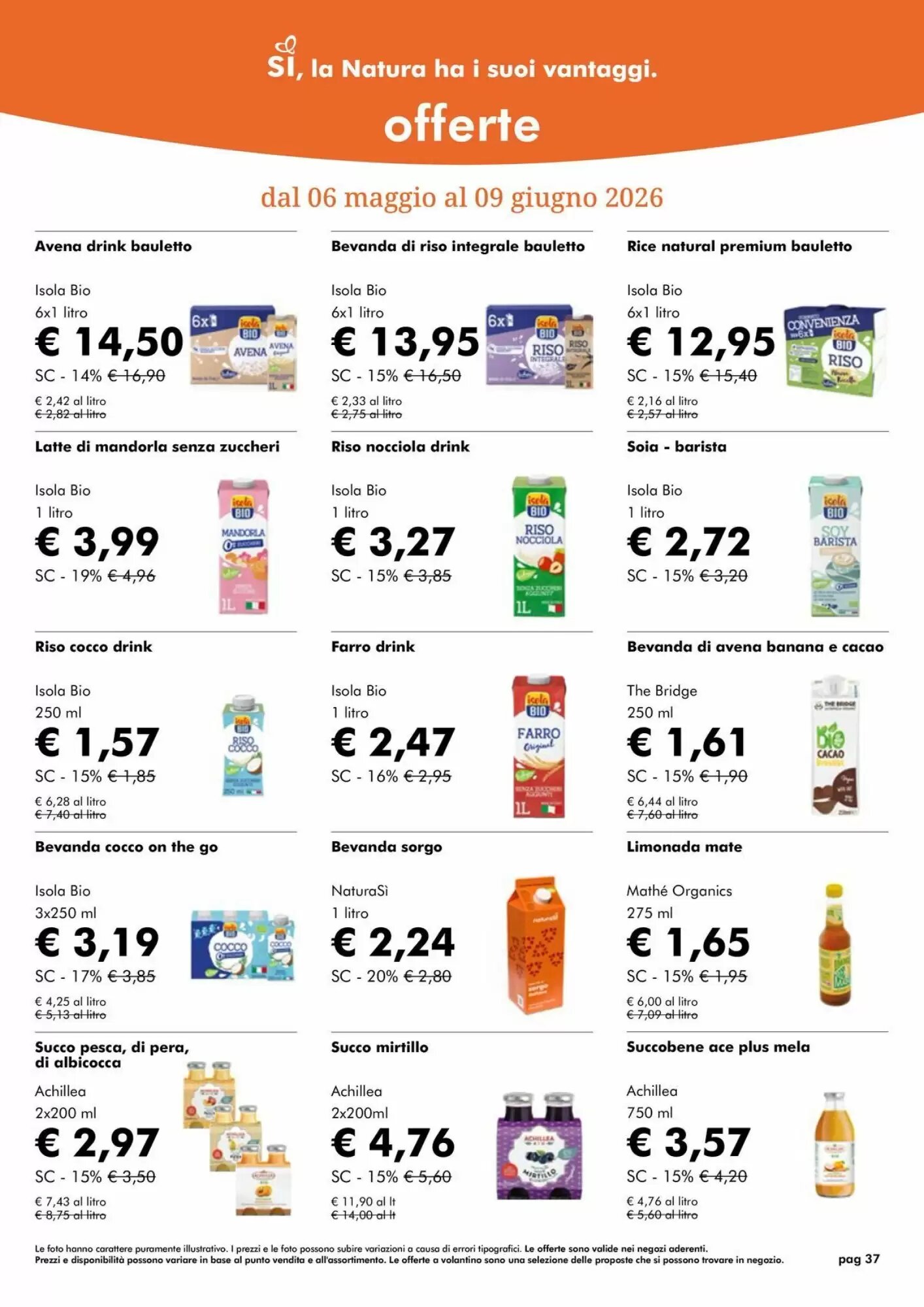 Volantino promozionale NaturaSì  valide dal 01/05/2026 - Pagina 37.