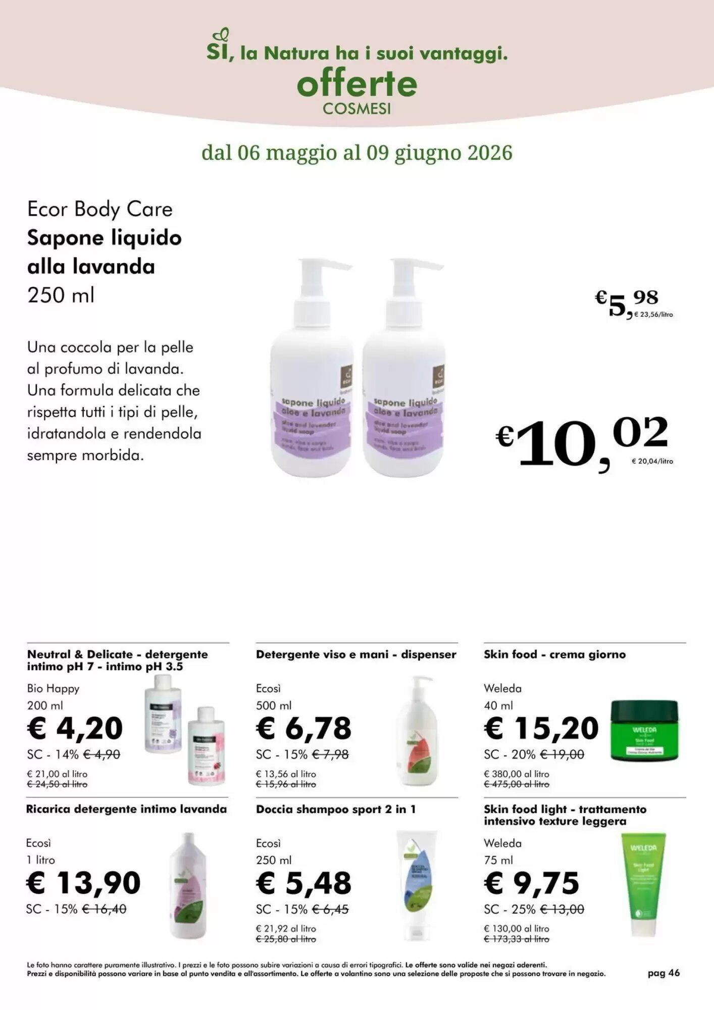 Volantino promozionale NaturaSì  valide dal 01/05/2026 - Pagina 46.