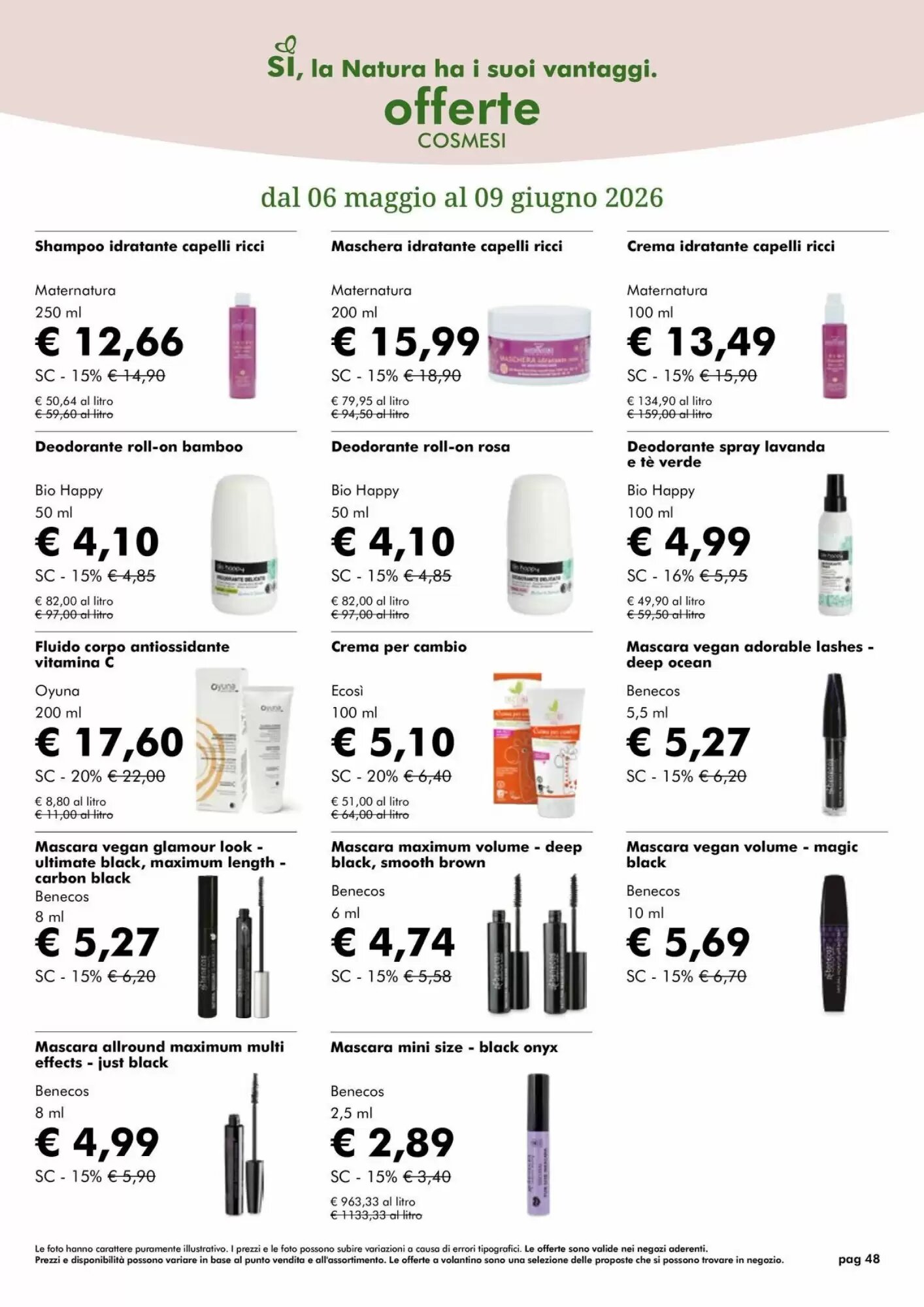 Volantino promozionale NaturaSì  valide dal 01/05/2026 - Pagina 48.