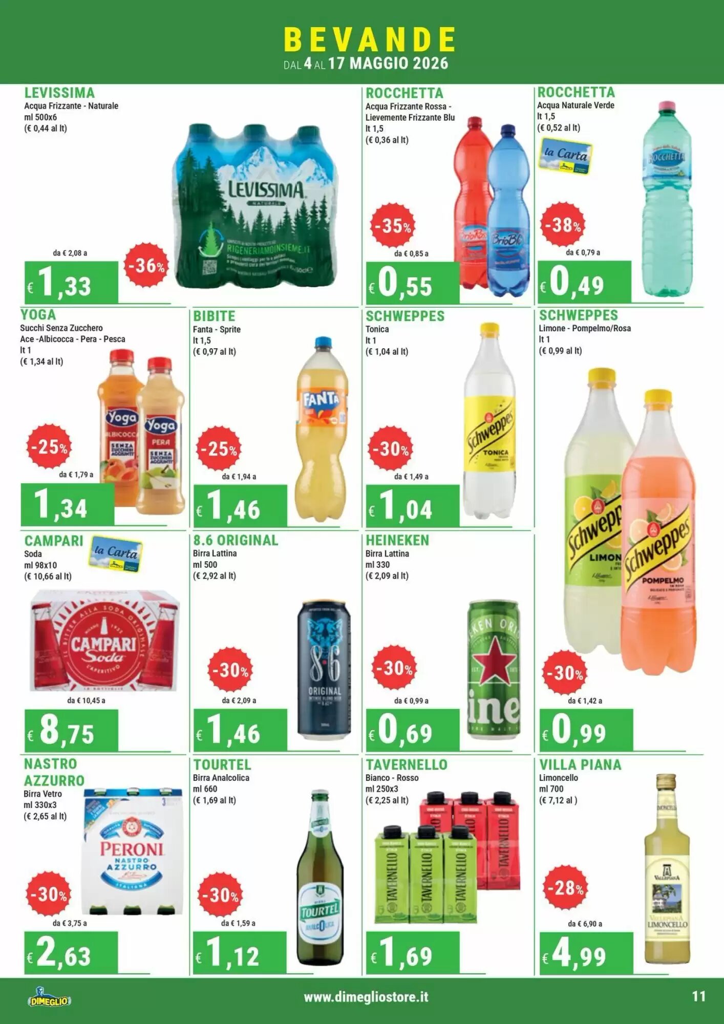 Volantino promozionale DiMeglio  valide dal 04/05/2026 - Pagina 11.