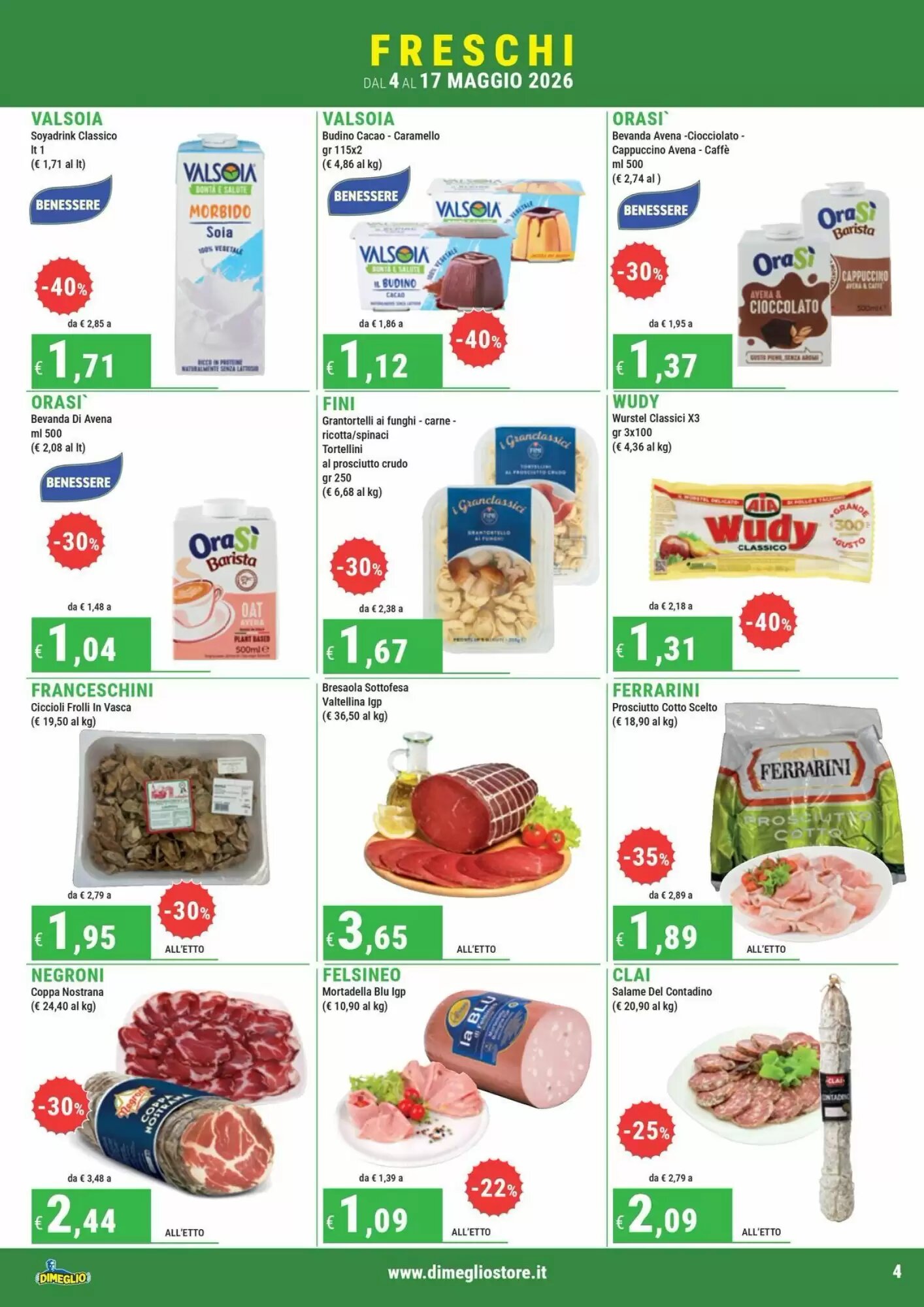 Volantino promozionale DiMeglio  valide dal 04/05/2026 - Pagina 4.