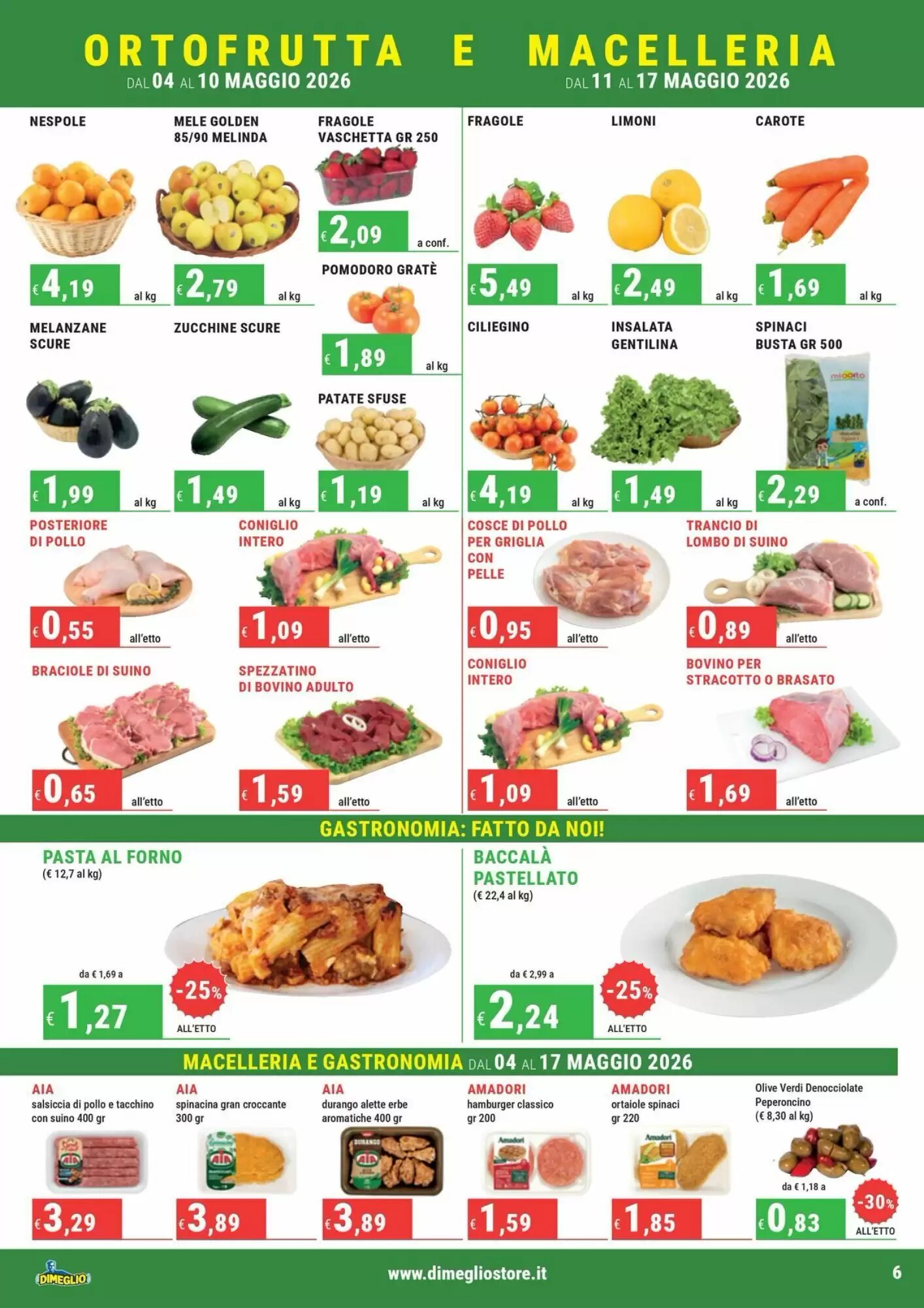 Volantino promozionale DiMeglio  valide dal 04/05/2026 - Pagina 6.