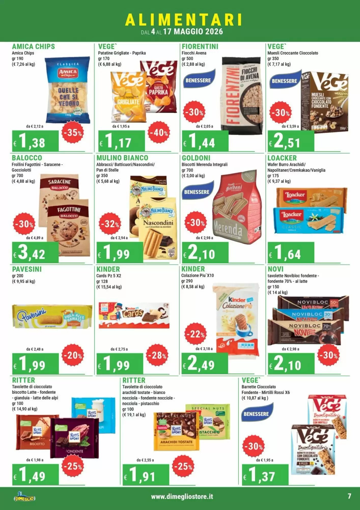 Volantino promozionale DiMeglio  valide dal 04/05/2026 - Pagina 7.