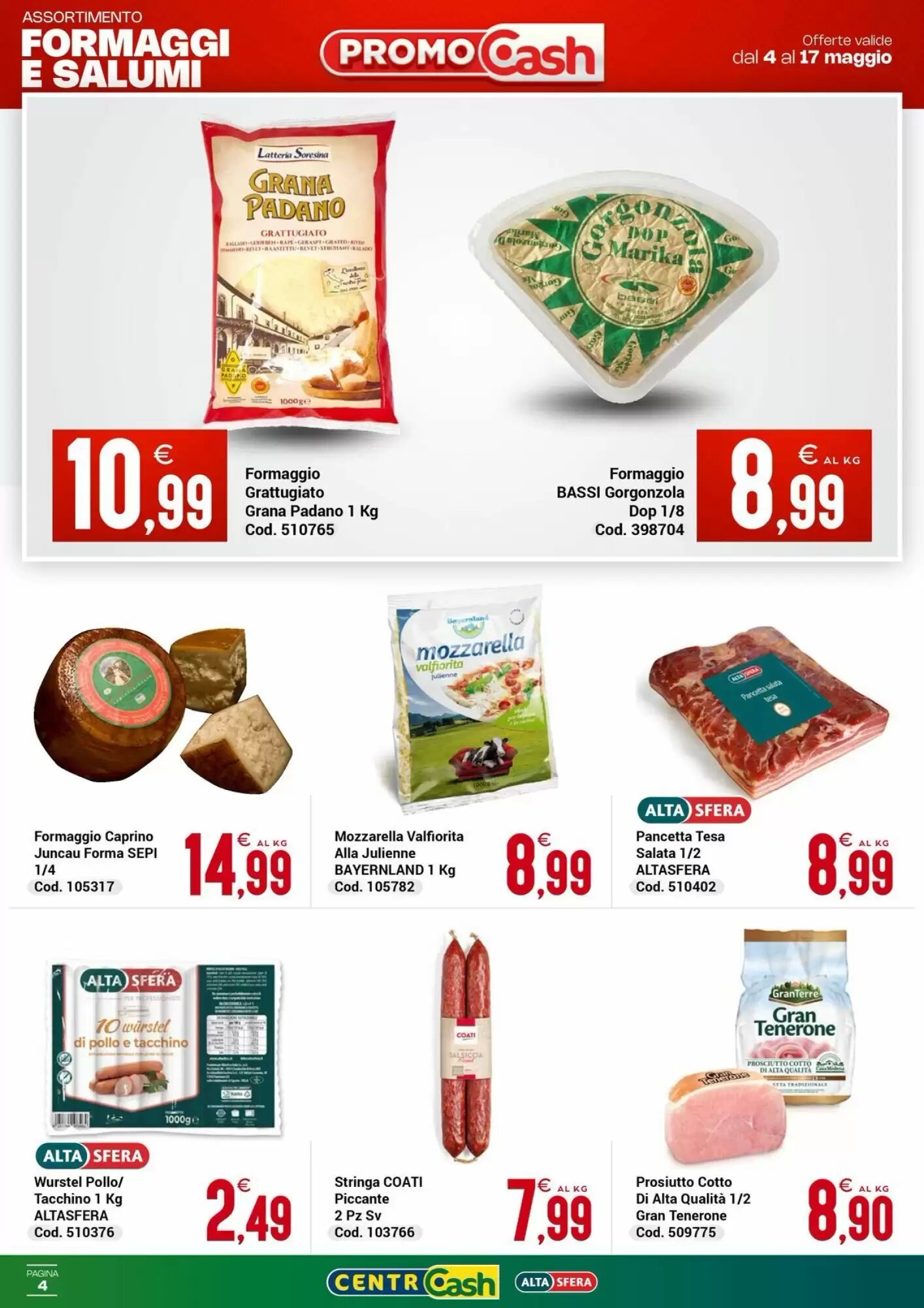 Volantino promozionale Centro Cash  valide dal 04/05/2026 - Pagina 4.