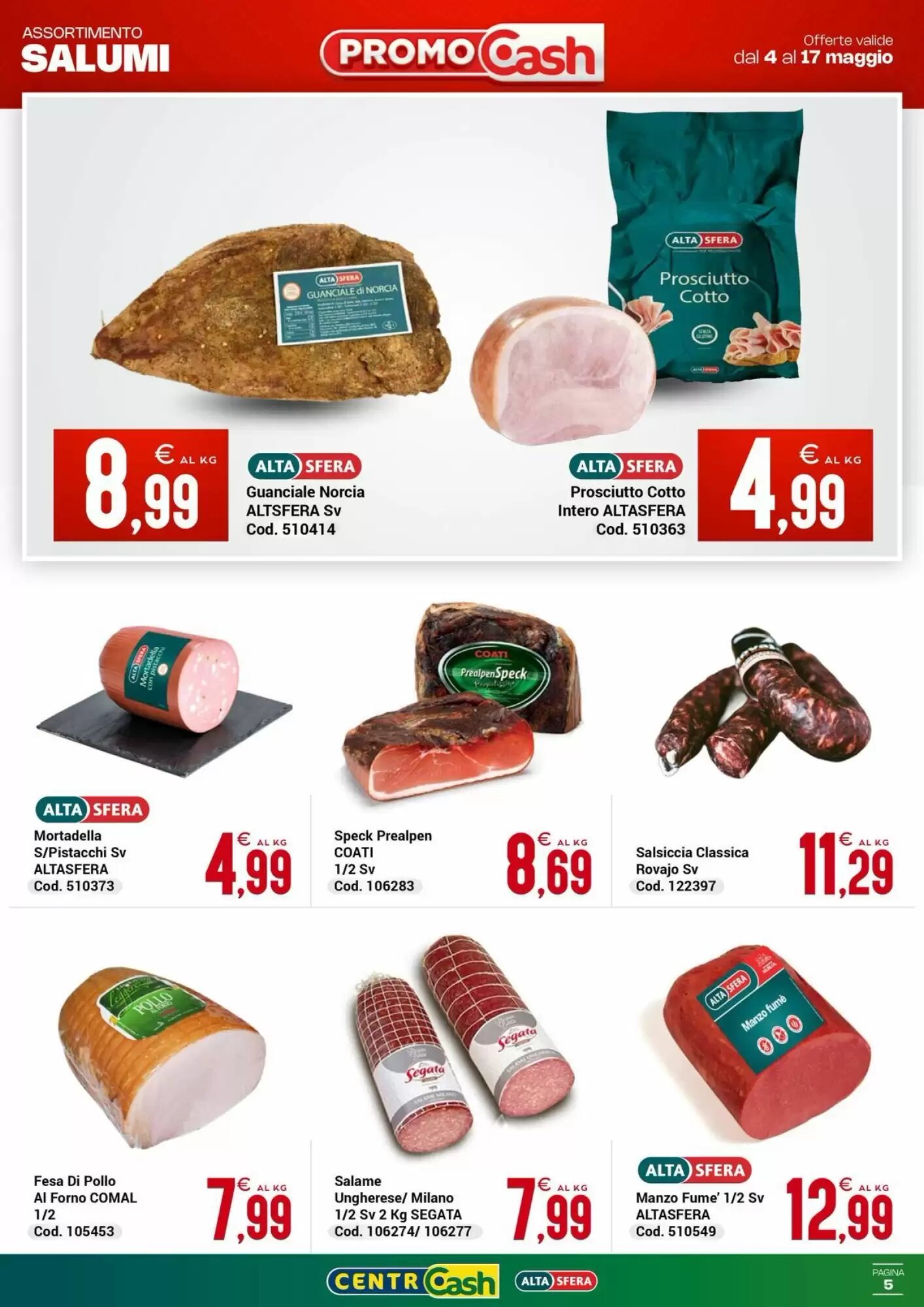 Volantino promozionale Centro Cash  valide dal 04/05/2026 - Pagina 5.
