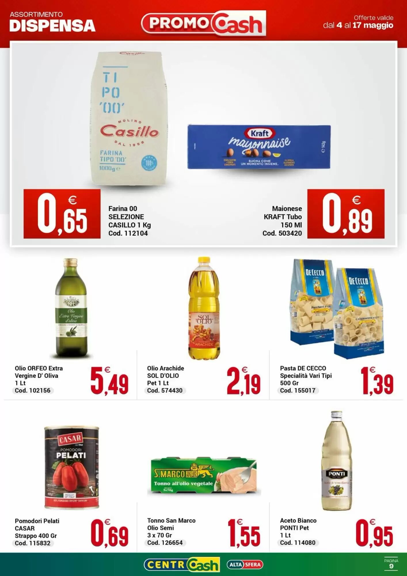 Volantino promozionale Centro Cash  valide dal 04/05/2026 - Pagina 9.