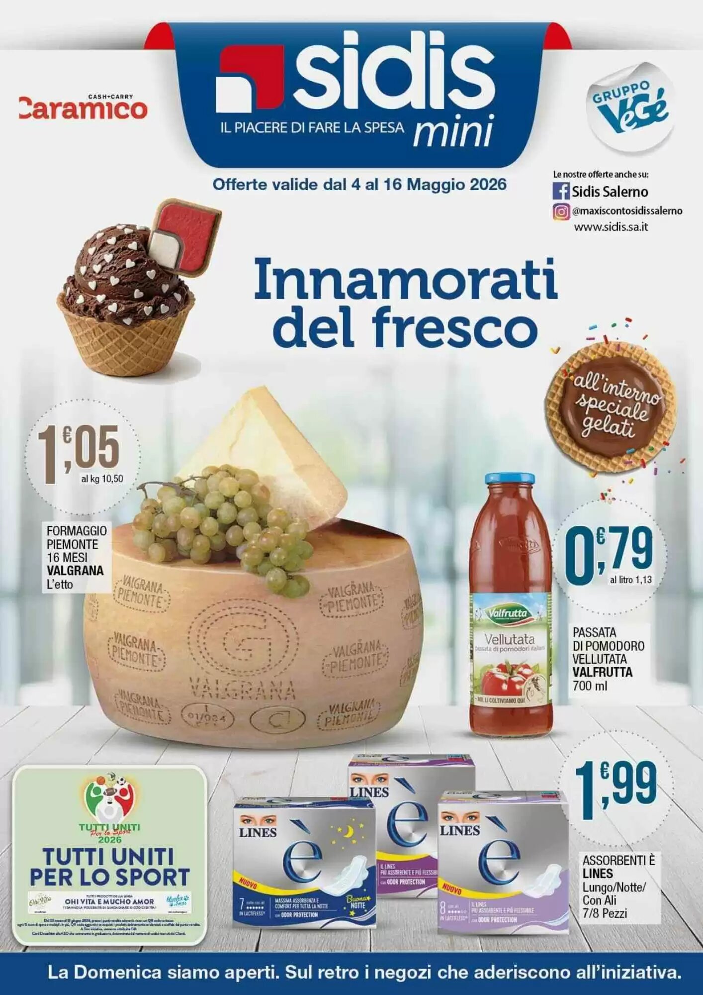 Volantino promozionale Sidis  valide dal 04/05/2026 - Pagina 1.