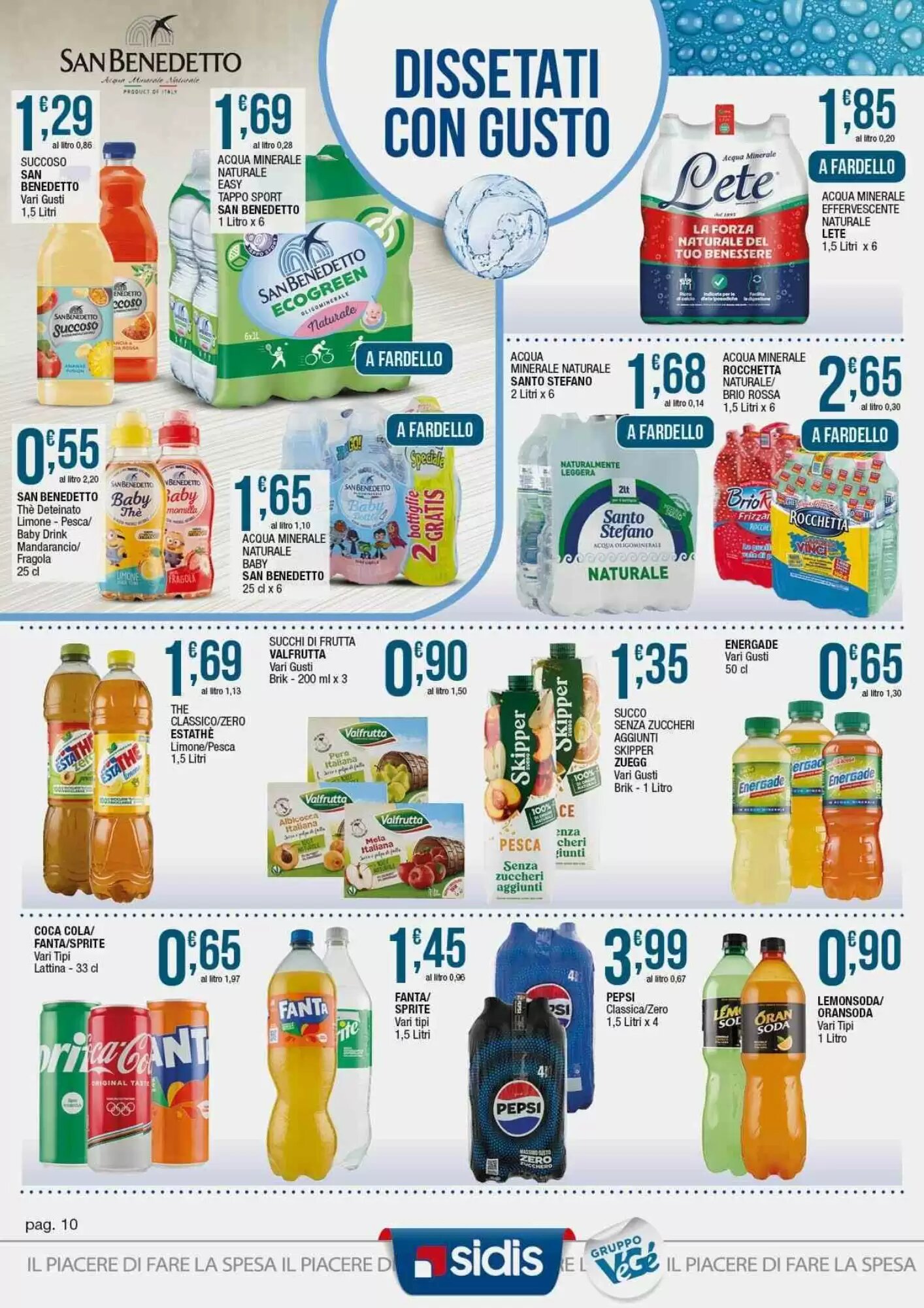 Volantino promozionale Sidis  valide dal 04/05/2026 - Pagina 10.