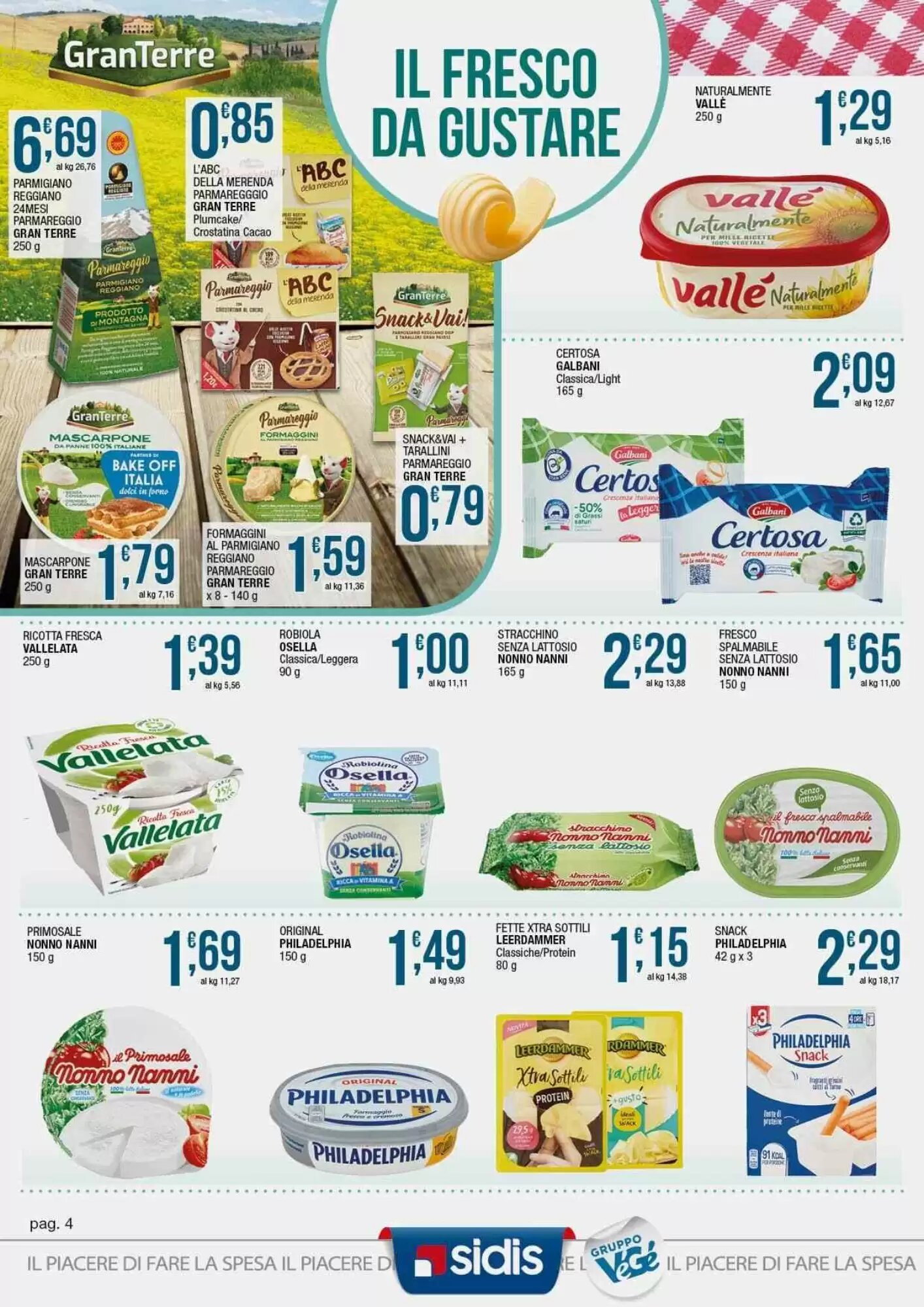 Volantino promozionale Sidis  valide dal 04/05/2026 - Pagina 4.