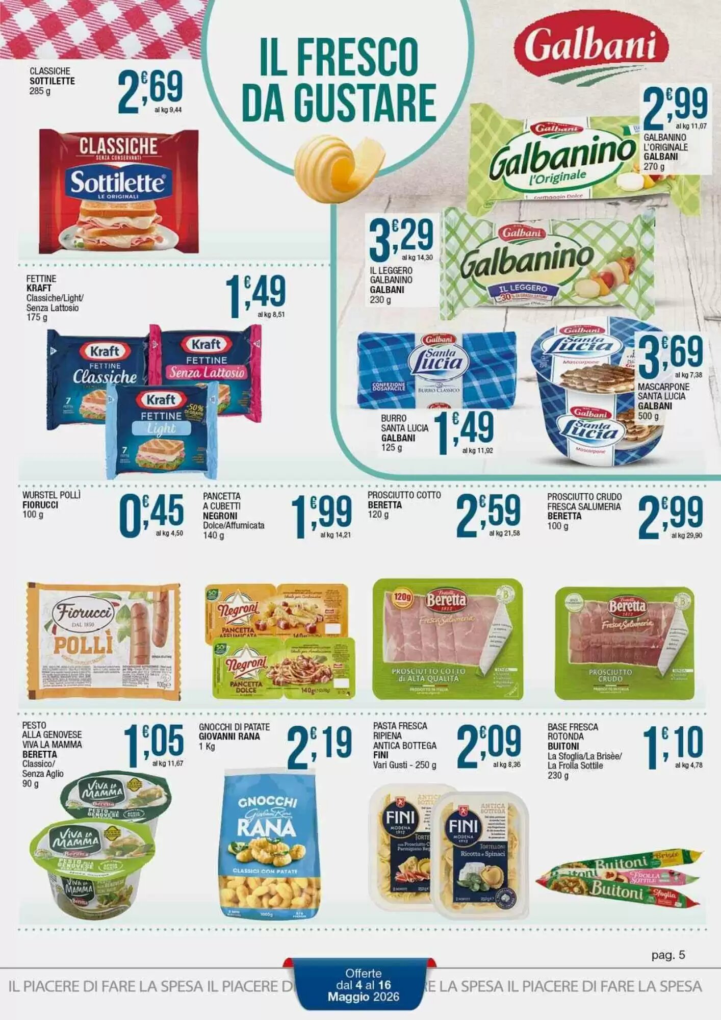 Volantino promozionale Sidis  valide dal 04/05/2026 - Pagina 5.
