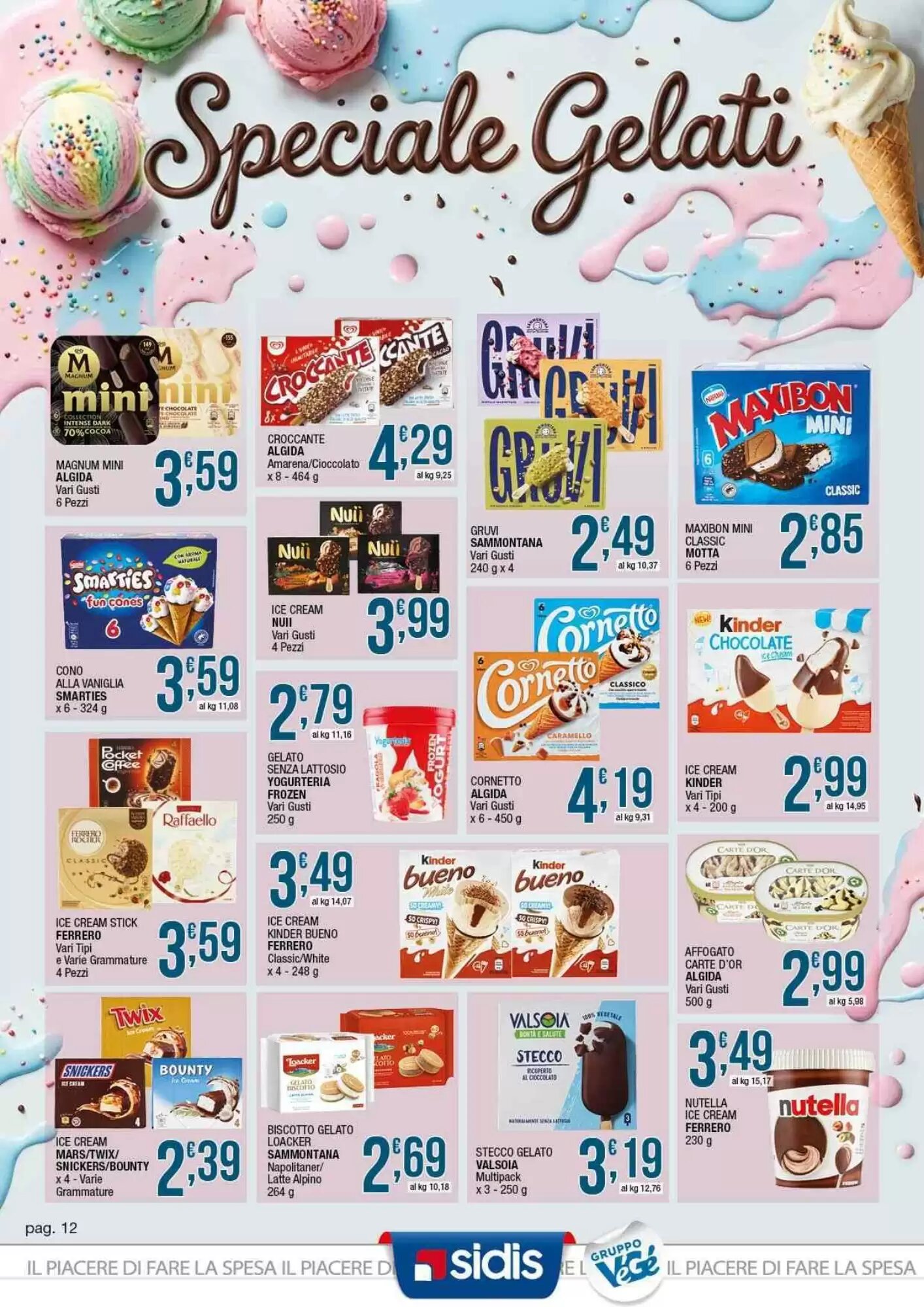 Volantino promozionale Sidis  valide dal 04/05/2026 - Pagina 12.