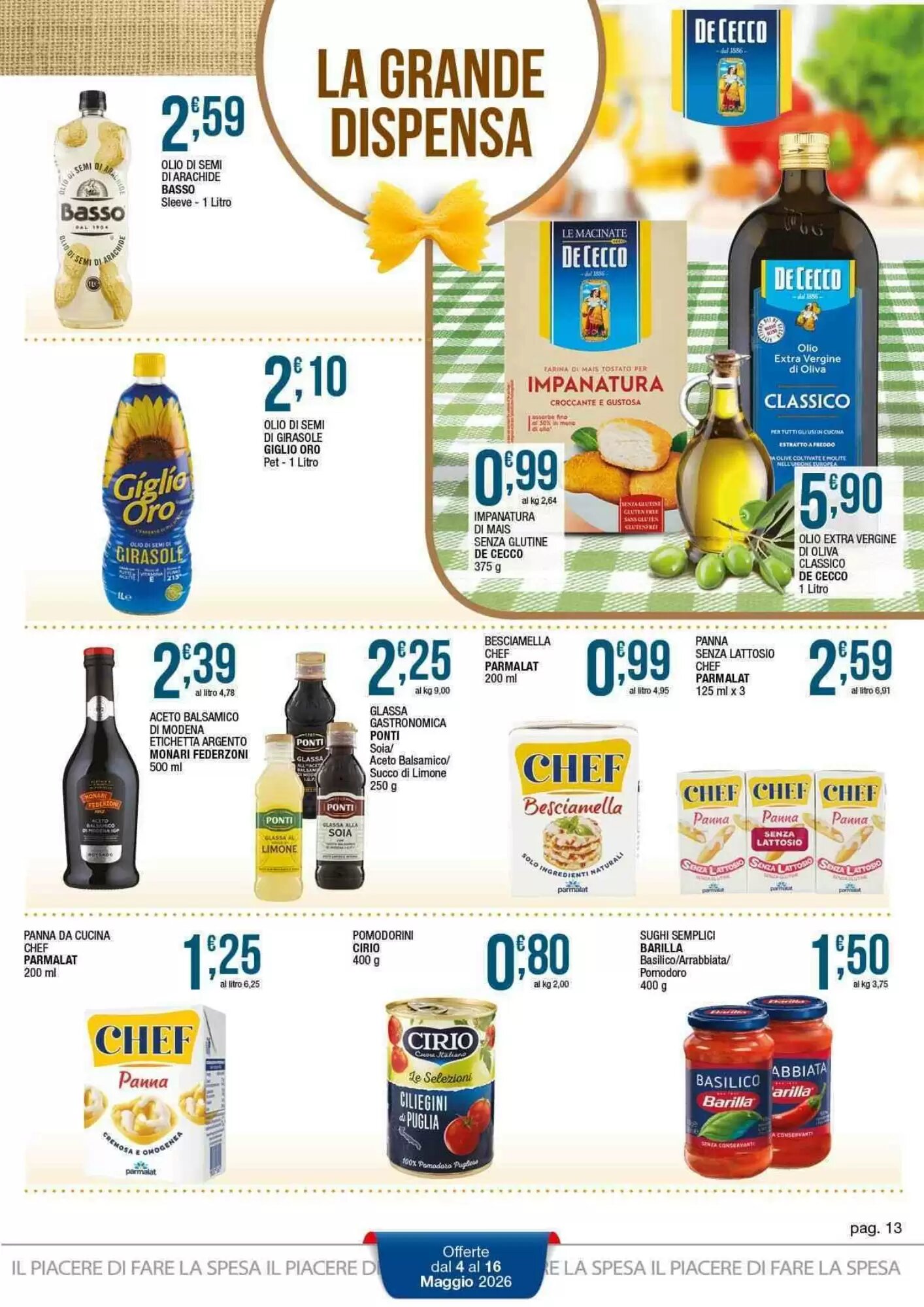 Volantino promozionale Sidis  valide dal 04/05/2026 - Pagina 13.