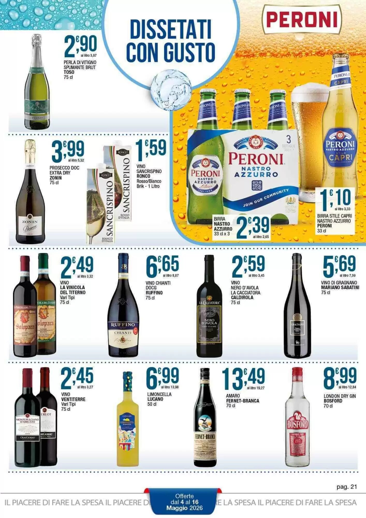 Volantino promozionale Sidis  valide dal 04/05/2026 - Pagina 21.