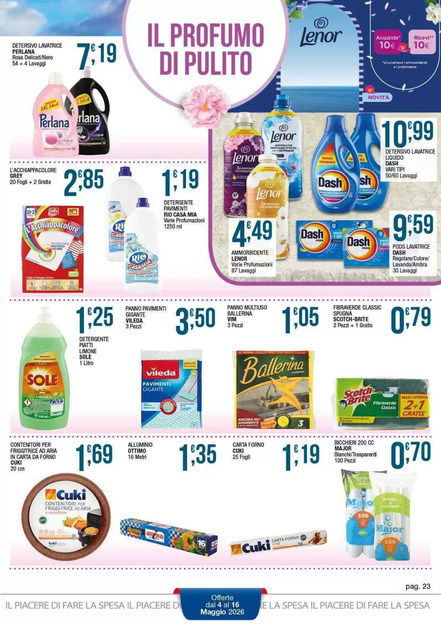 Volantino promozionale Sidis  valide dal 04/05/2026 - Pagina 23.