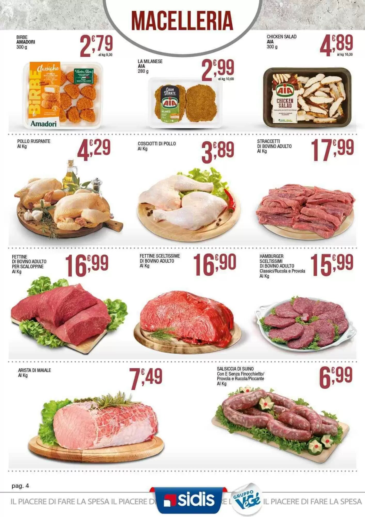 Volantino promozionale Sidis  valide dal 04/05/2026 - Pagina 4.