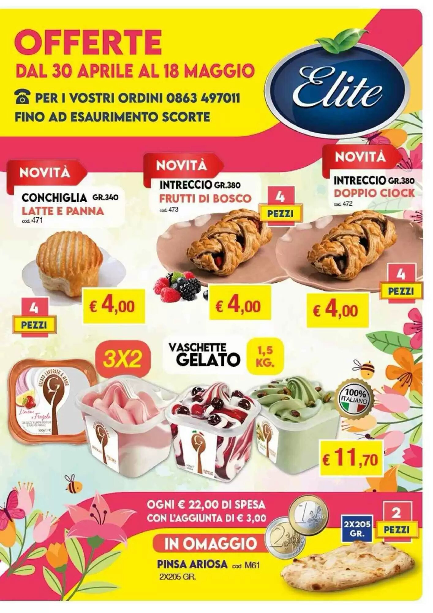 Volantino promozionale Elite  valide dal 04/05/2026 - Pagina 1.