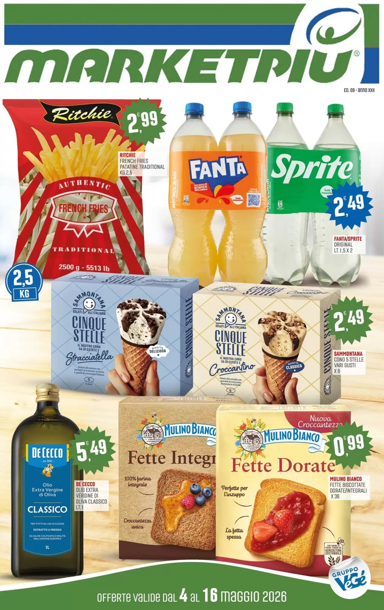 Volantino promozionale Marketpiù  valide dal 04/05/2026 - Pagina 1.