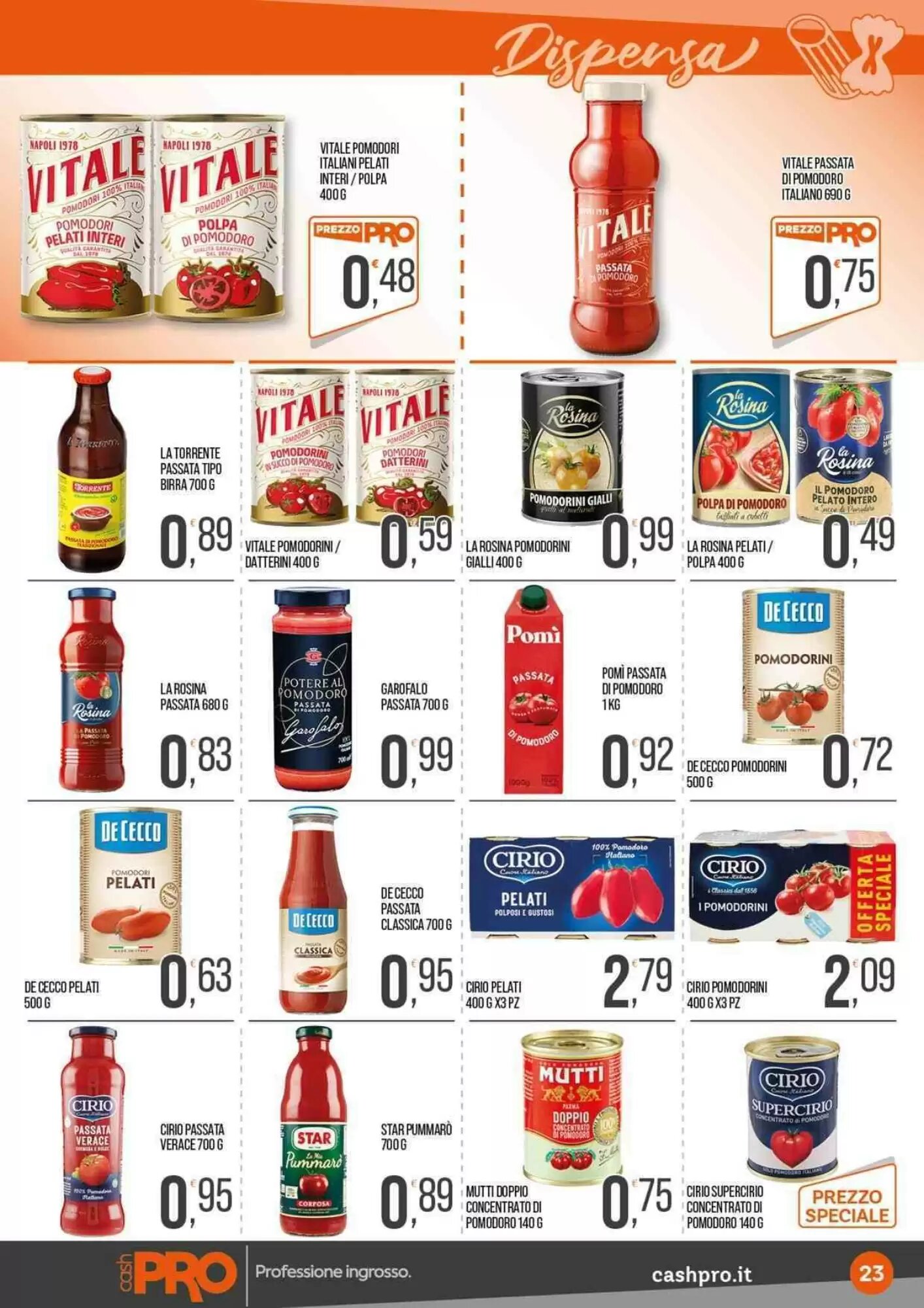 Volantino promozionale Cash pro  valide dal 04/05/2026 - Pagina 23.