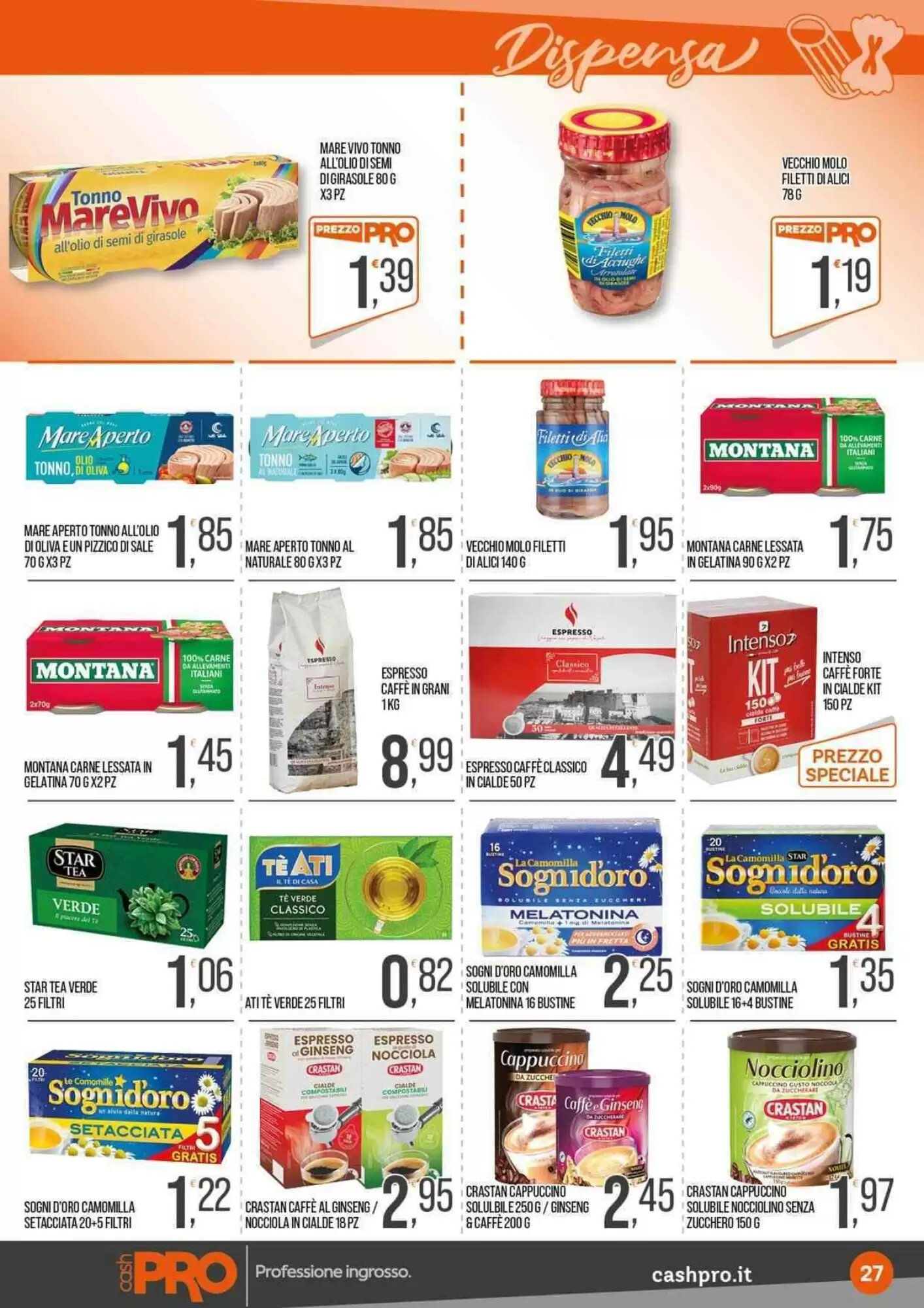 Volantino promozionale Cash pro  valide dal 04/05/2026 - Pagina 27.
