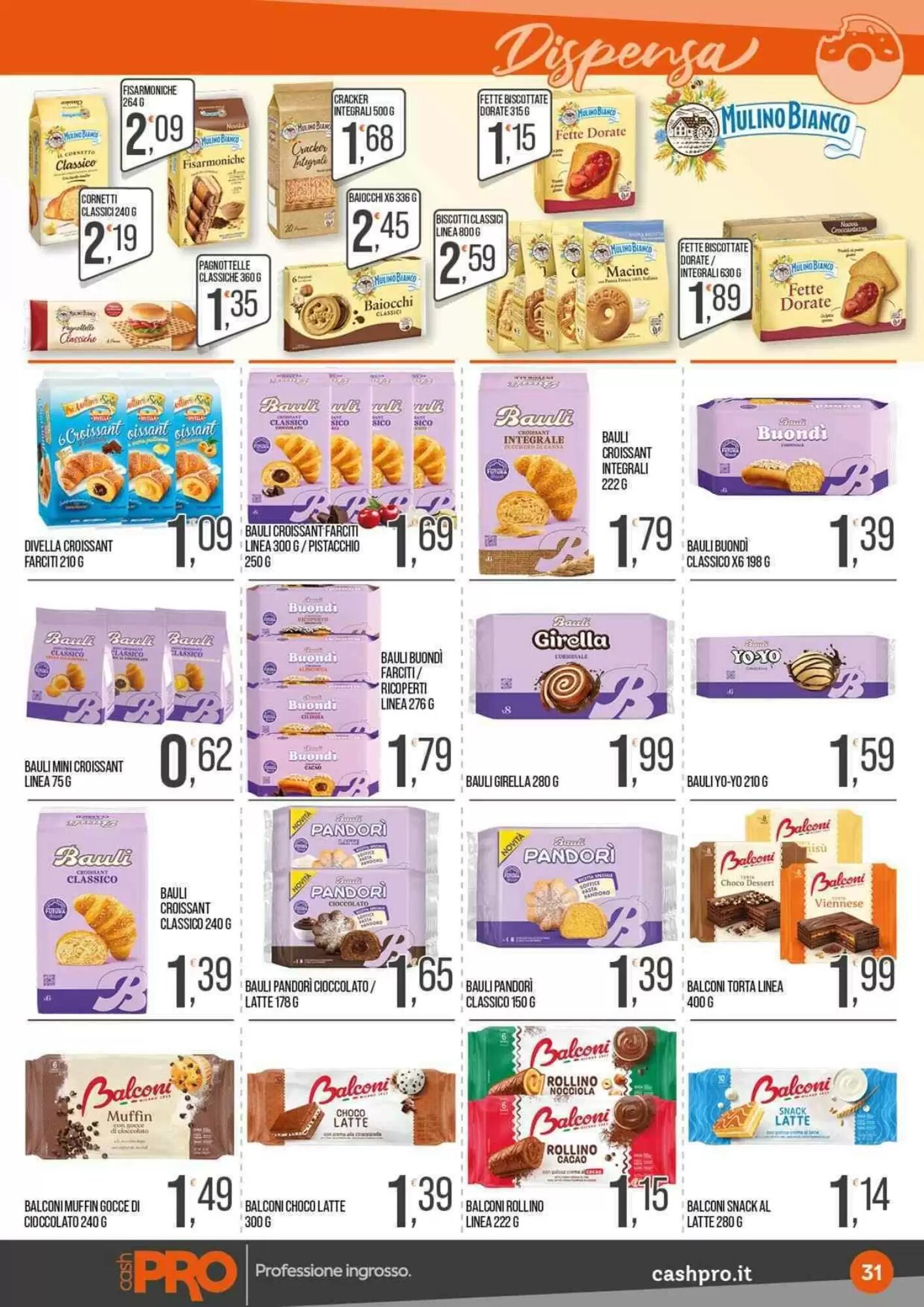 Volantino promozionale Cash pro  valide dal 04/05/2026 - Pagina 31.