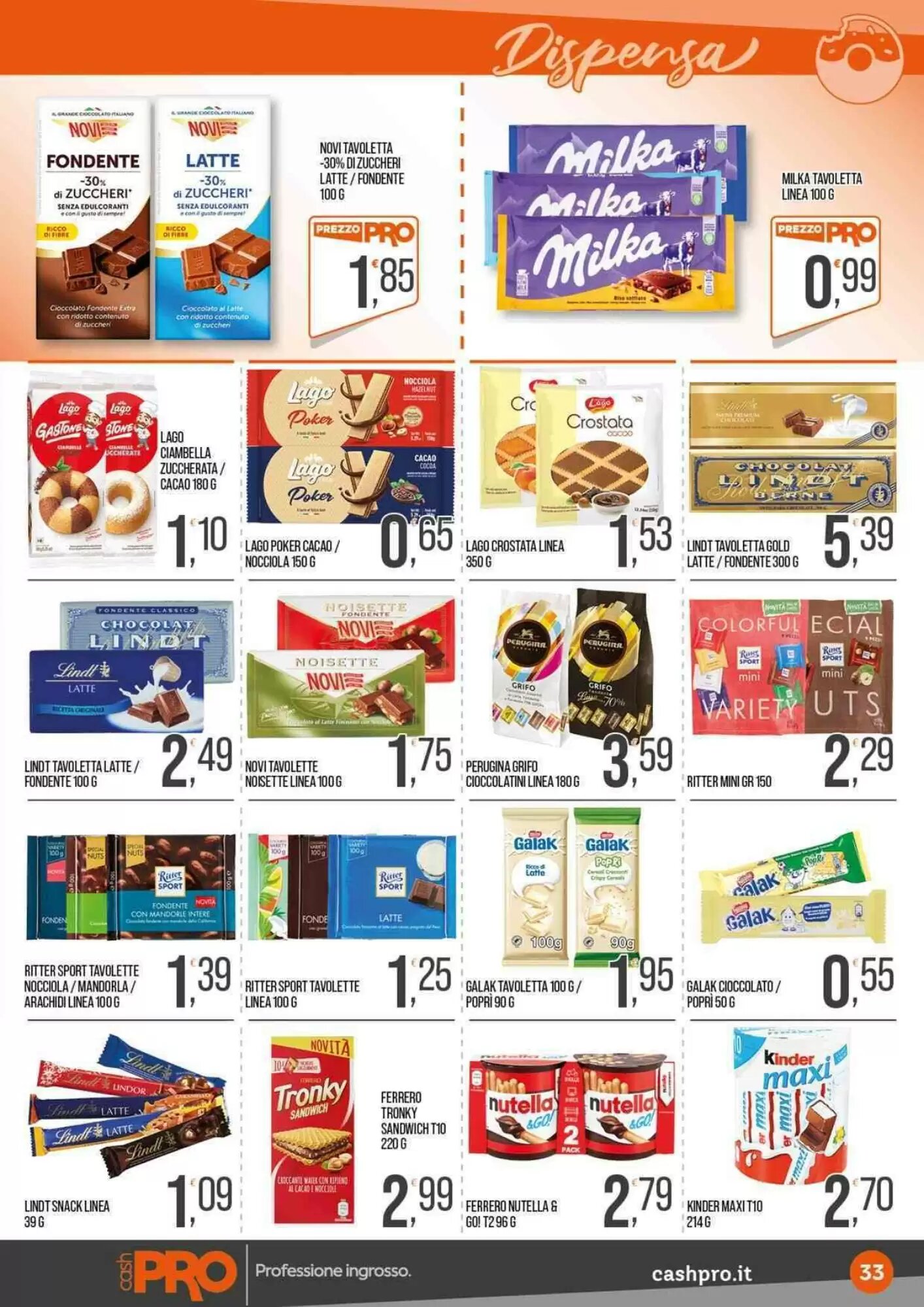 Volantino promozionale Cash pro  valide dal 04/05/2026 - Pagina 33.